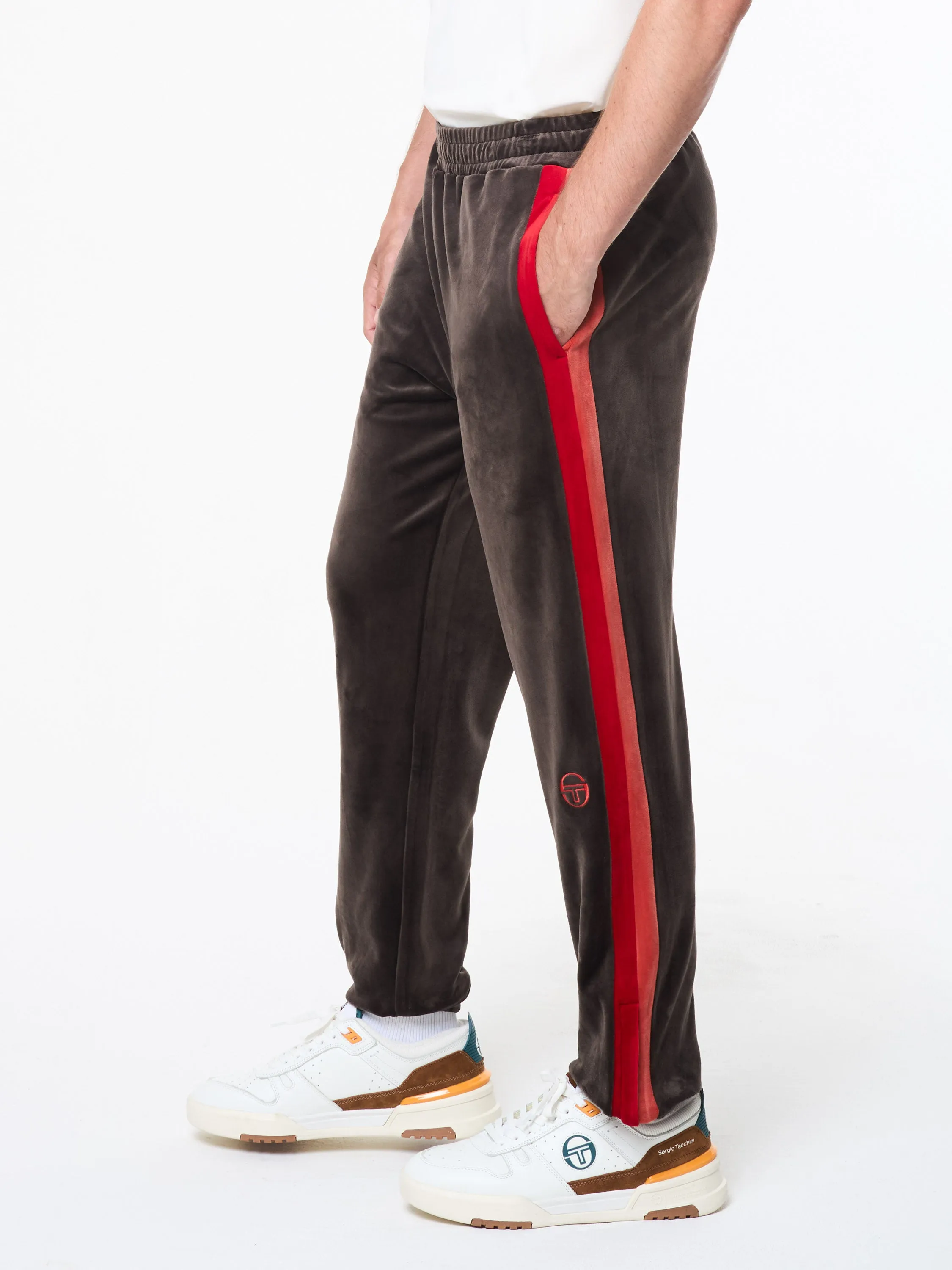 Banda Velour Track Pant- Mulch sold by Sergio Tacchini product image thumbnail 2