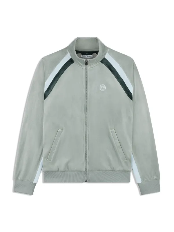 Banda Velour Track Jacket- Slate Gray sold by Sergio Tacchini