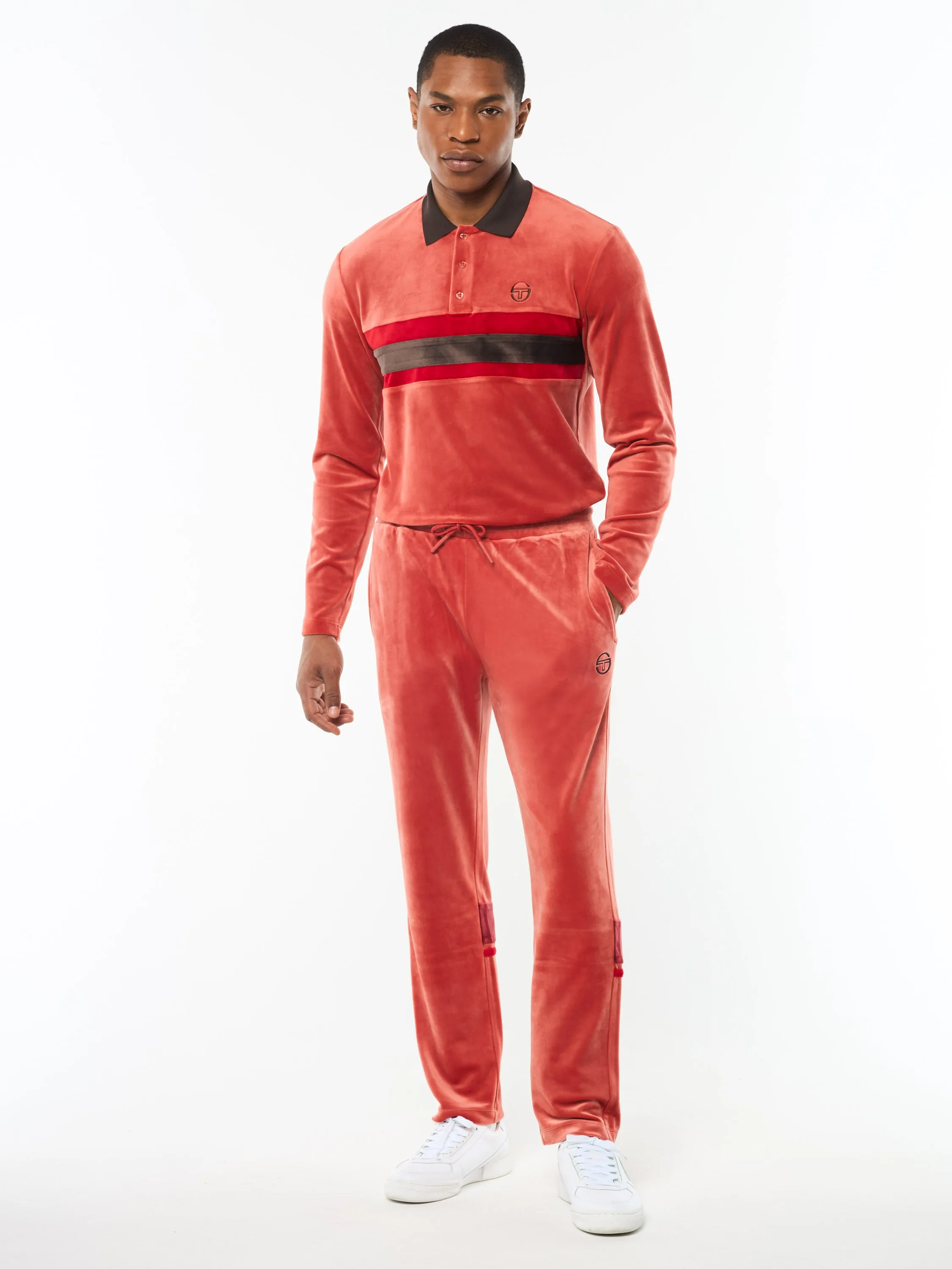 Damarindo Velour Track Pant- Hot Sauce sold by Sergio Tacchini product image thumbnail 3