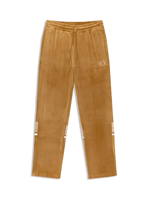 Damarindo Velour Track Pant- Bronze Brown sold by Sergio Tacchini