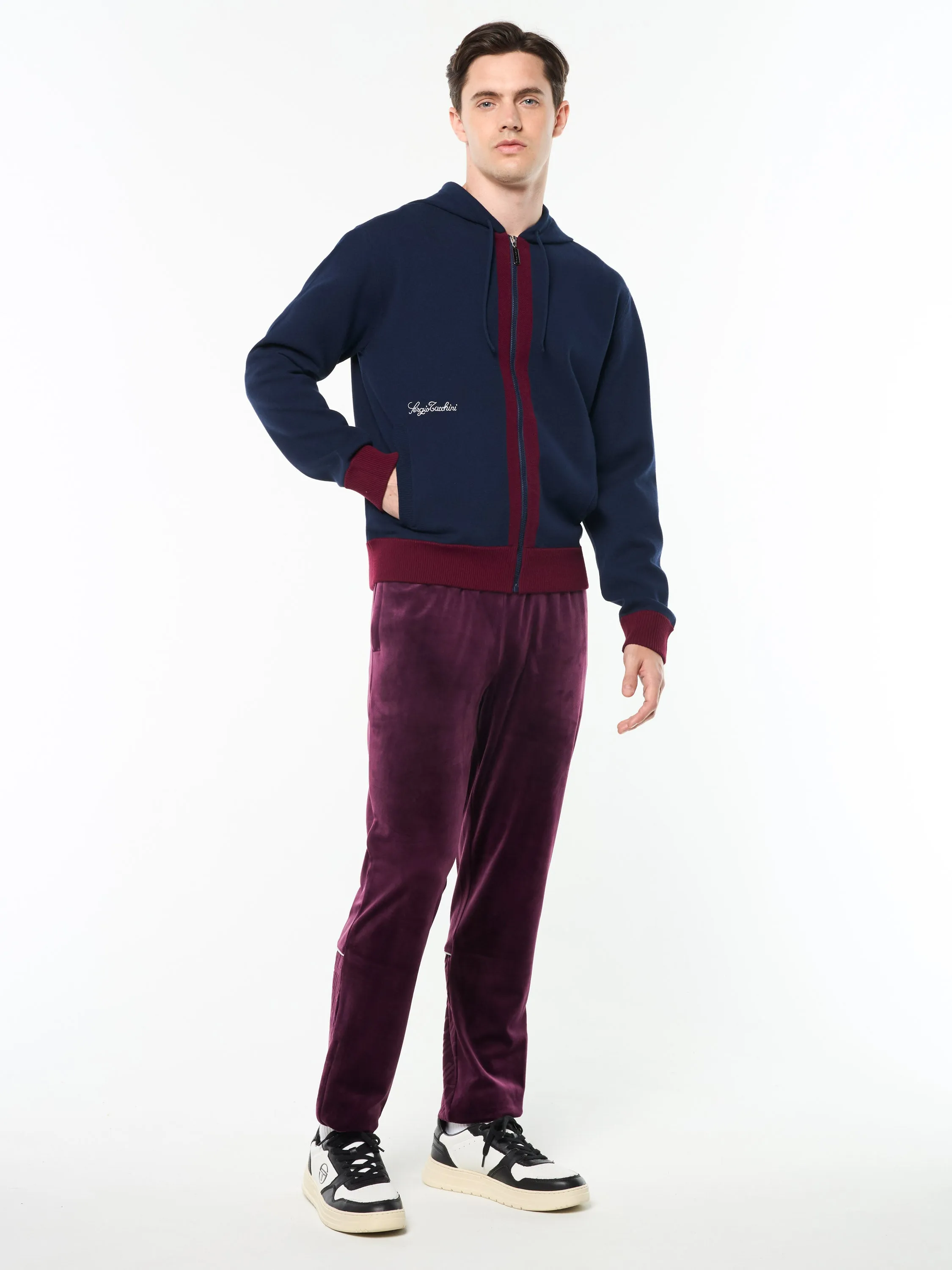 Miglia Hoodie- Maritime Blue sold by Sergio Tacchini product image thumbnail 4