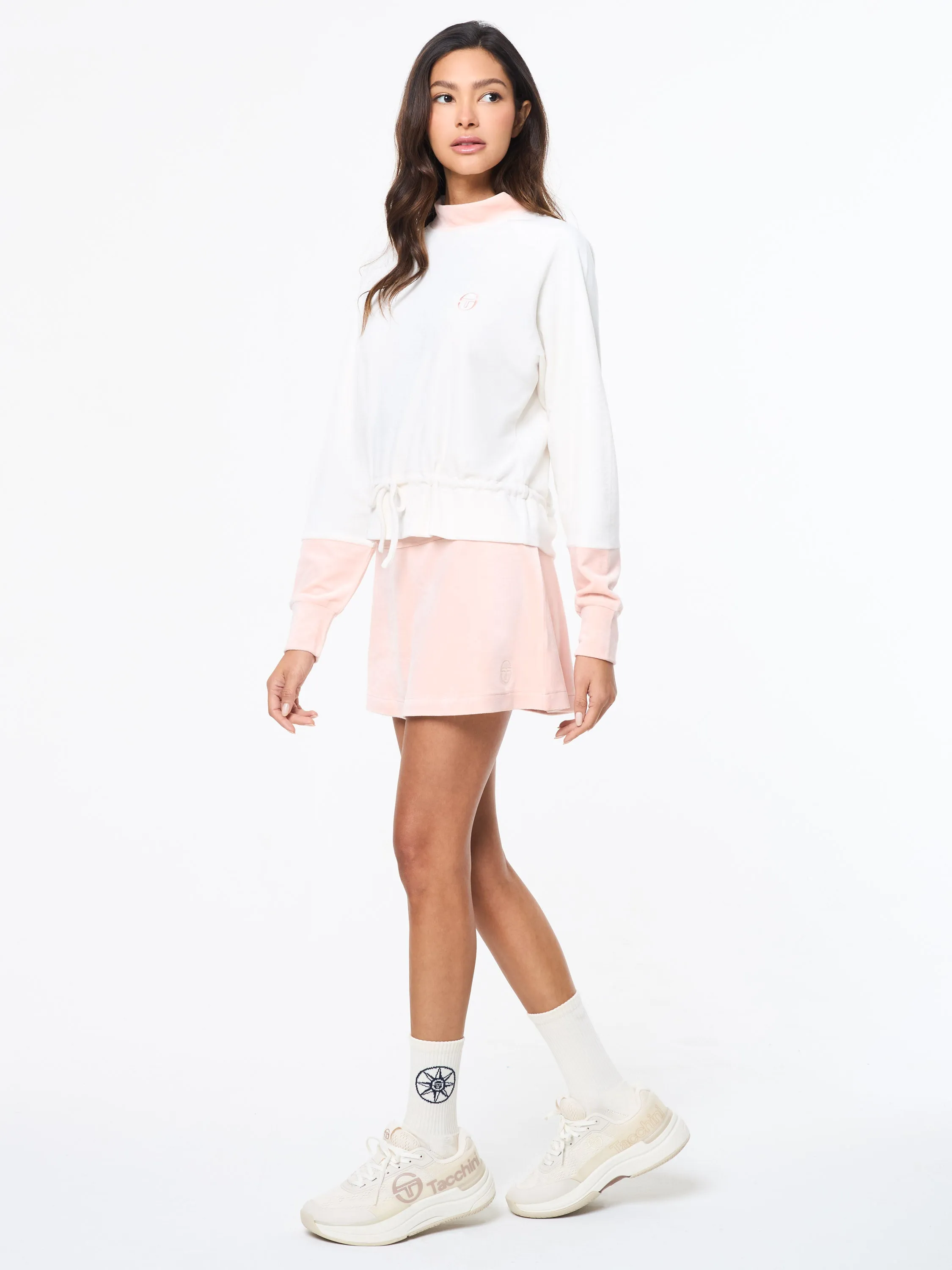 Lina Velour Top- Gardenia sold by Sergio Tacchini product image thumbnail 4