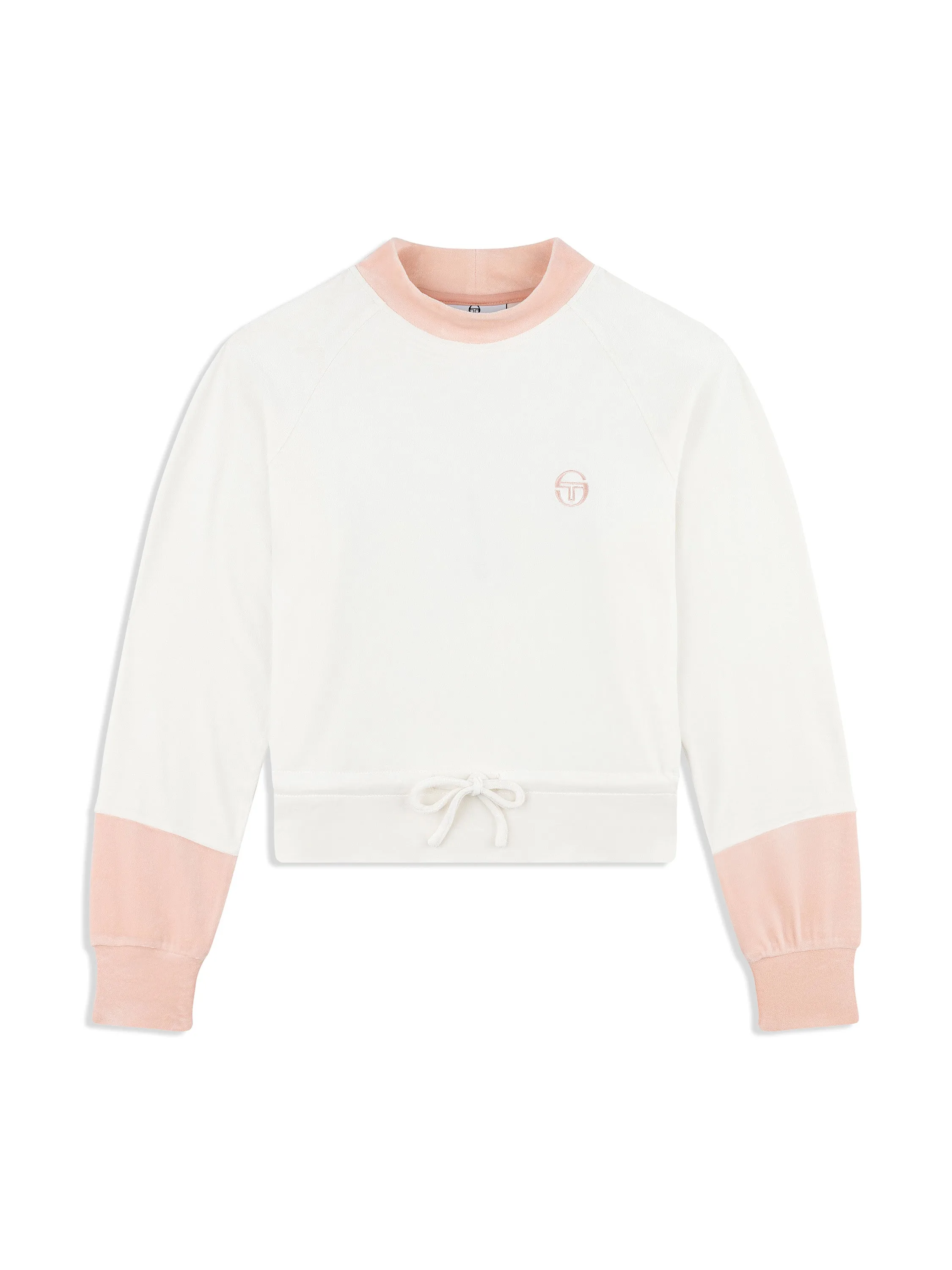 Lina Velour Top- Gardenia sold by Sergio Tacchini