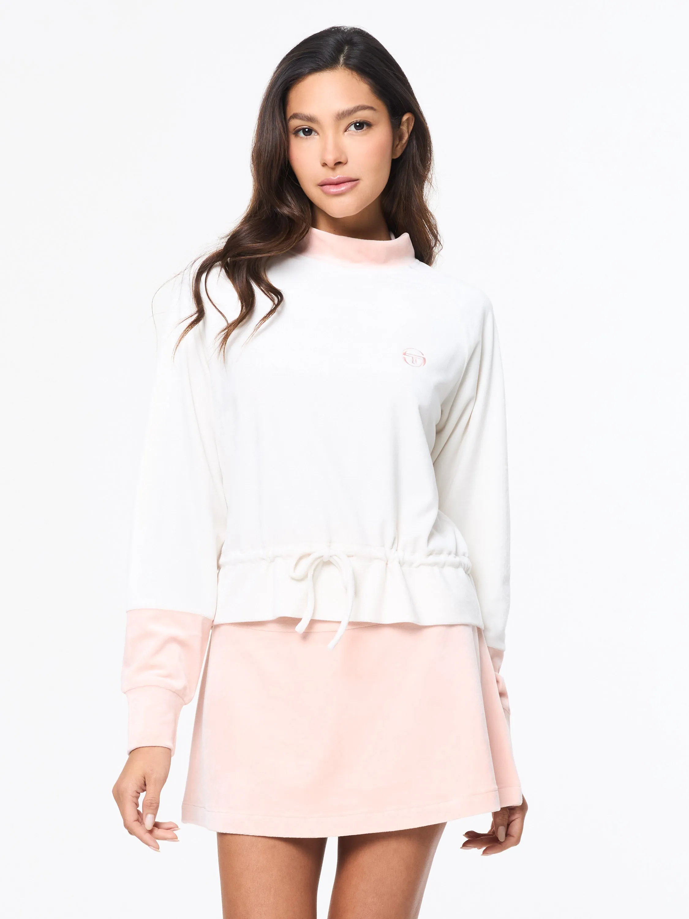 Lina Velour Top- Gardenia sold by Sergio Tacchini product image thumbnail 2