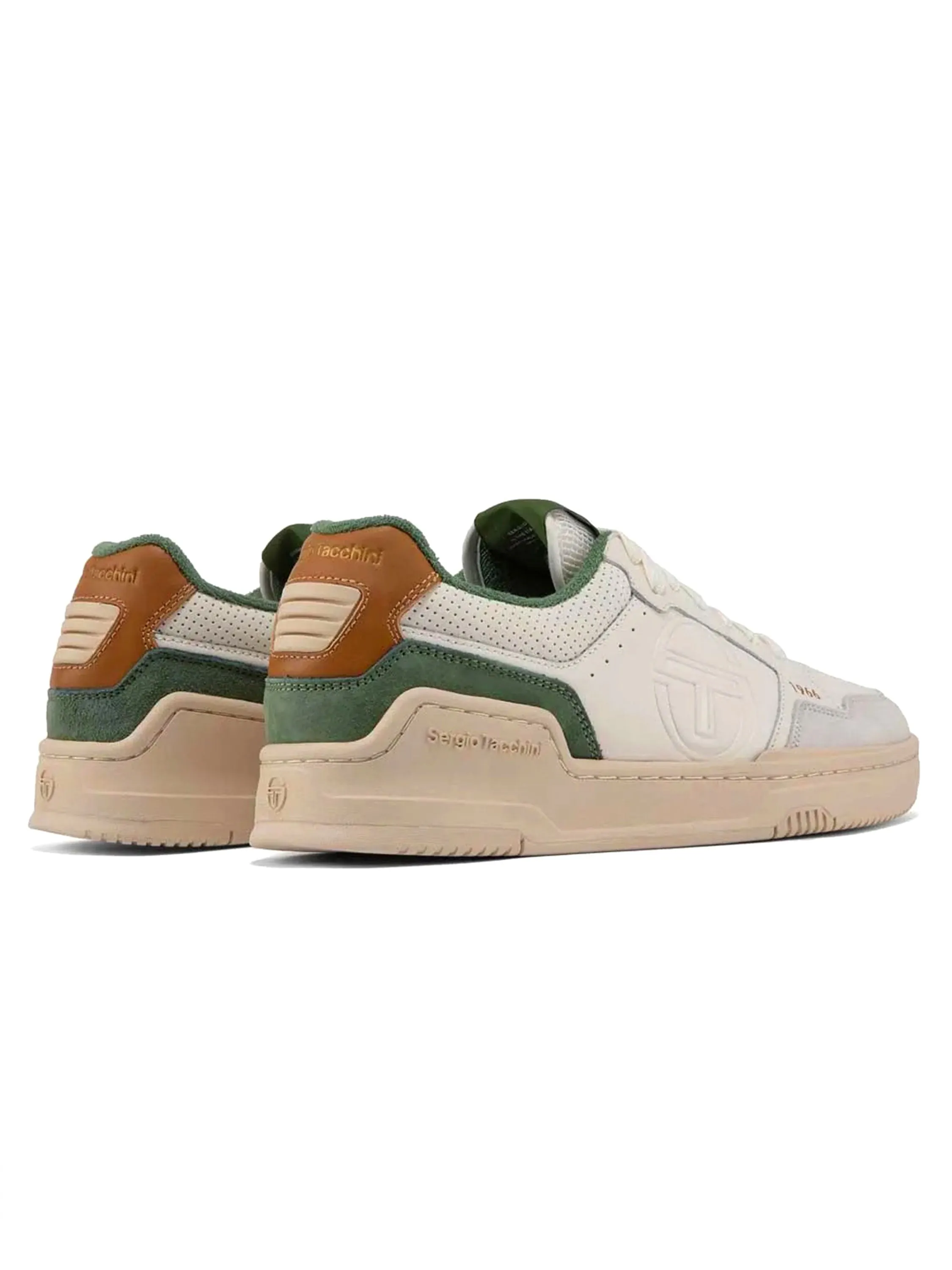 Prime Shot DA Ultra Sneaker-Antique White/Wood Ash/Garden Green sold by Sergio Tacchini product image thumbnail 4