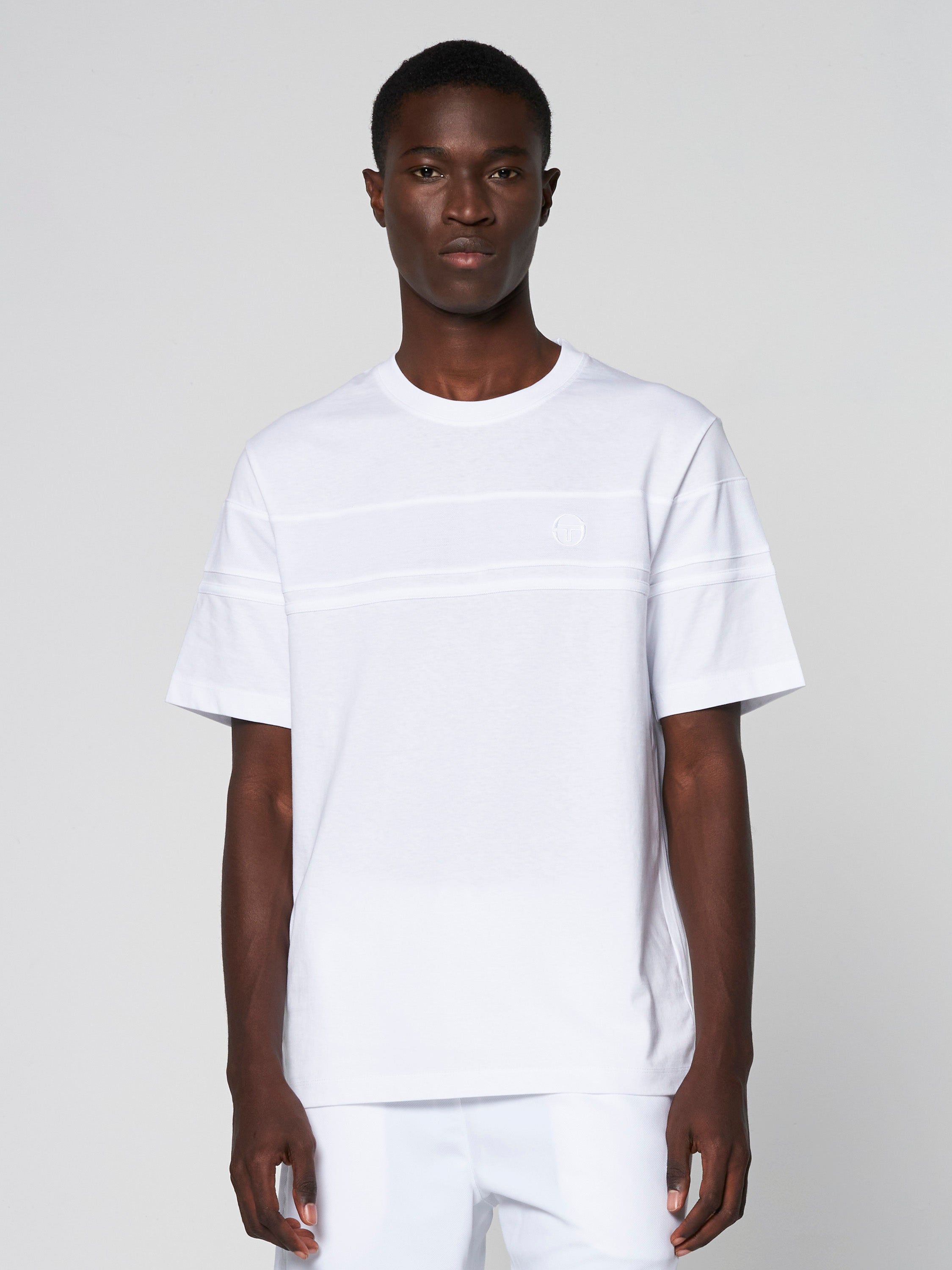 Damarindo T-Shirt- White/ White sold by Sergio Tacchini