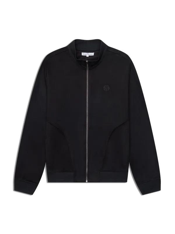 Camoscio Track Jacket- Black Beauty sold by Sergio Tacchini