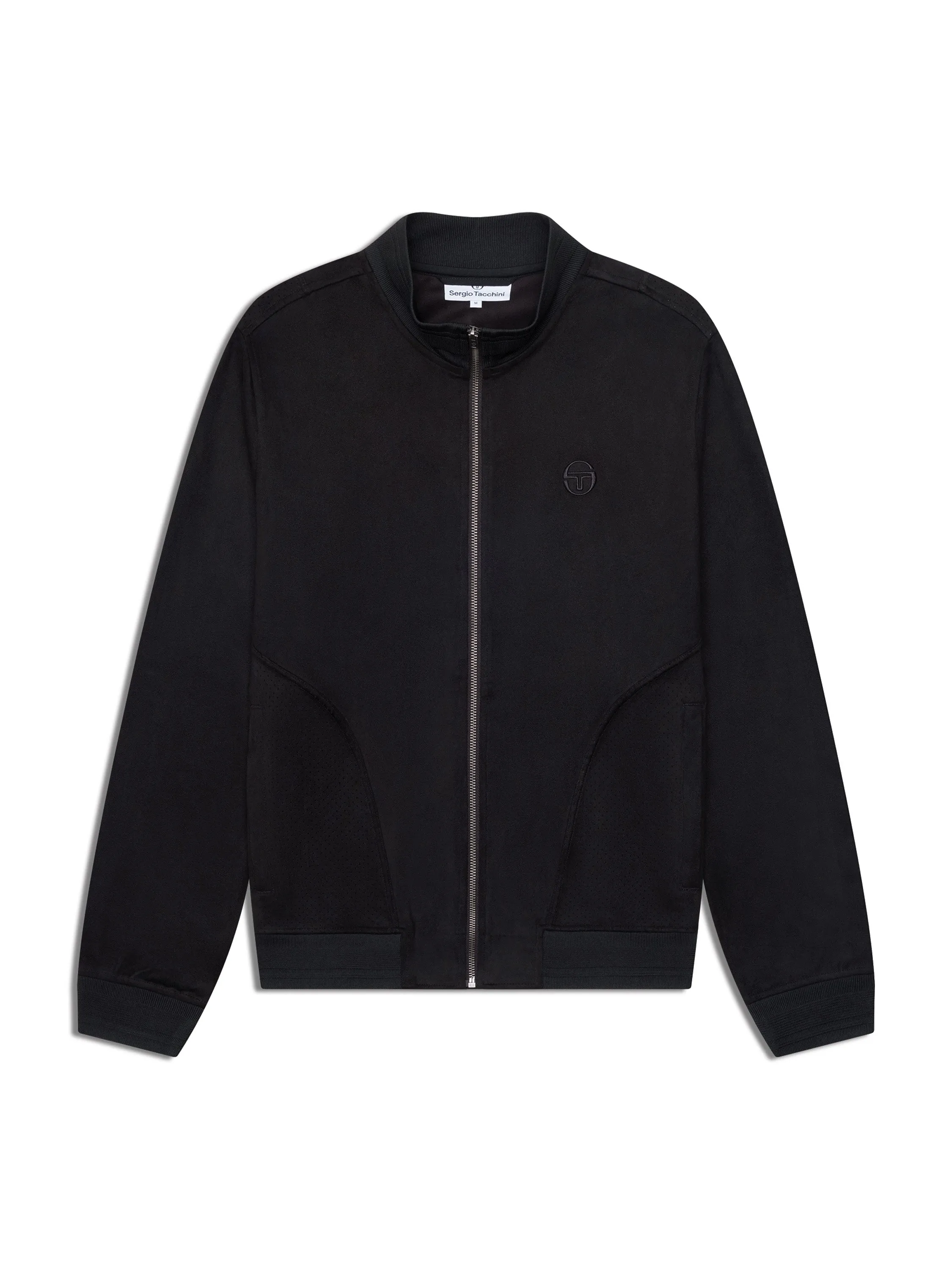 Camoscio Track Jacket- Black Beauty sold by Sergio Tacchini