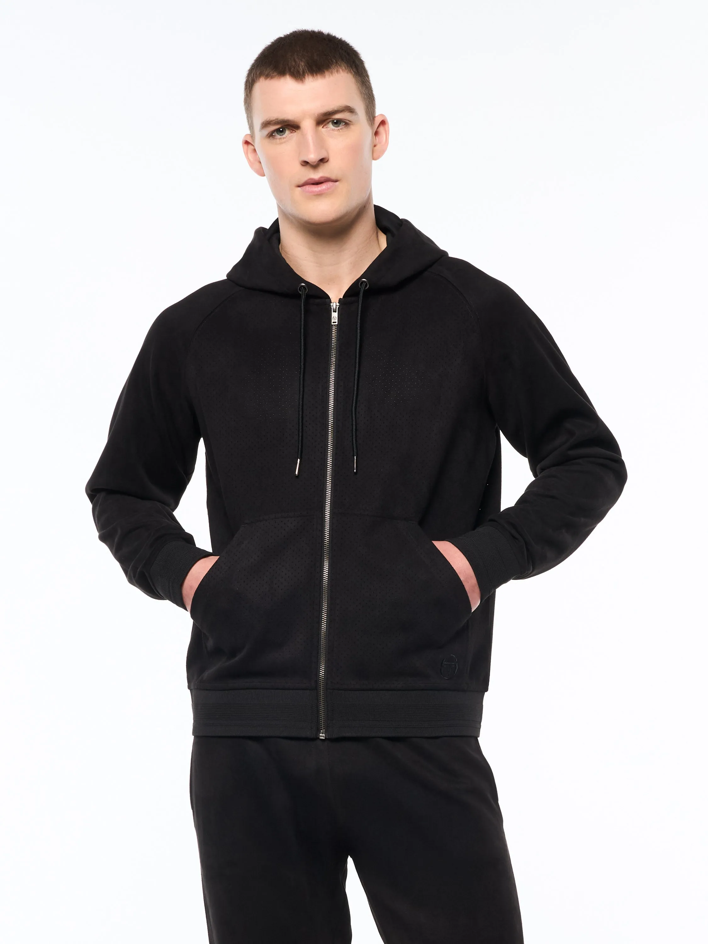 Camoscio Hoodie- Black Beauty sold by Sergio Tacchini product image thumbnail 2