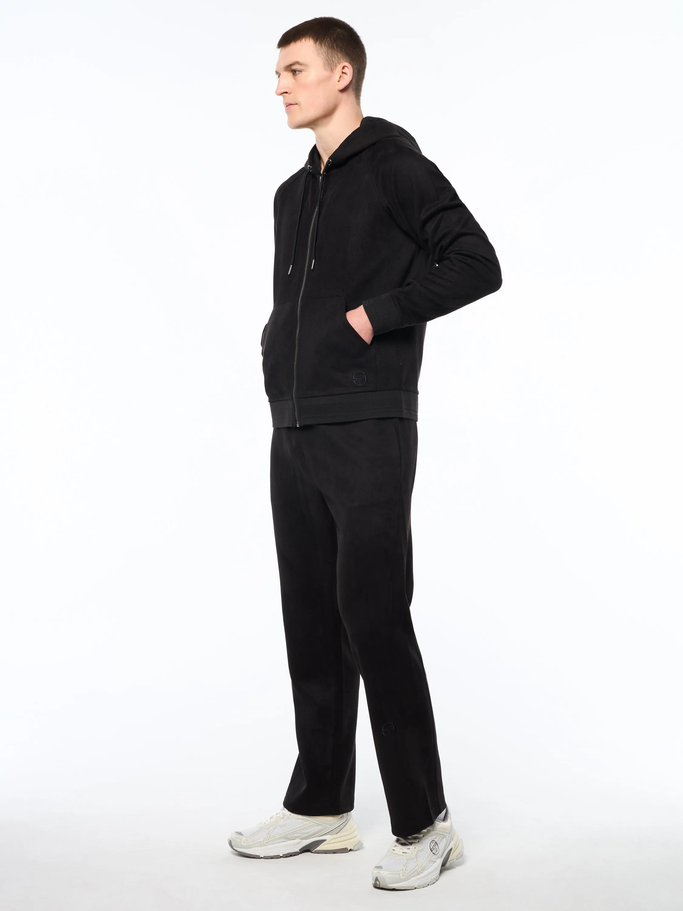 Camoscio Hoodie- Black Beauty sold by Sergio Tacchini product image thumbnail 4