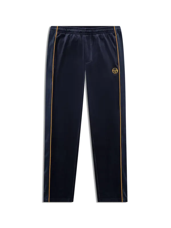 Forato Velour Track Pant-Maritime Blue sold by Sergio Tacchini