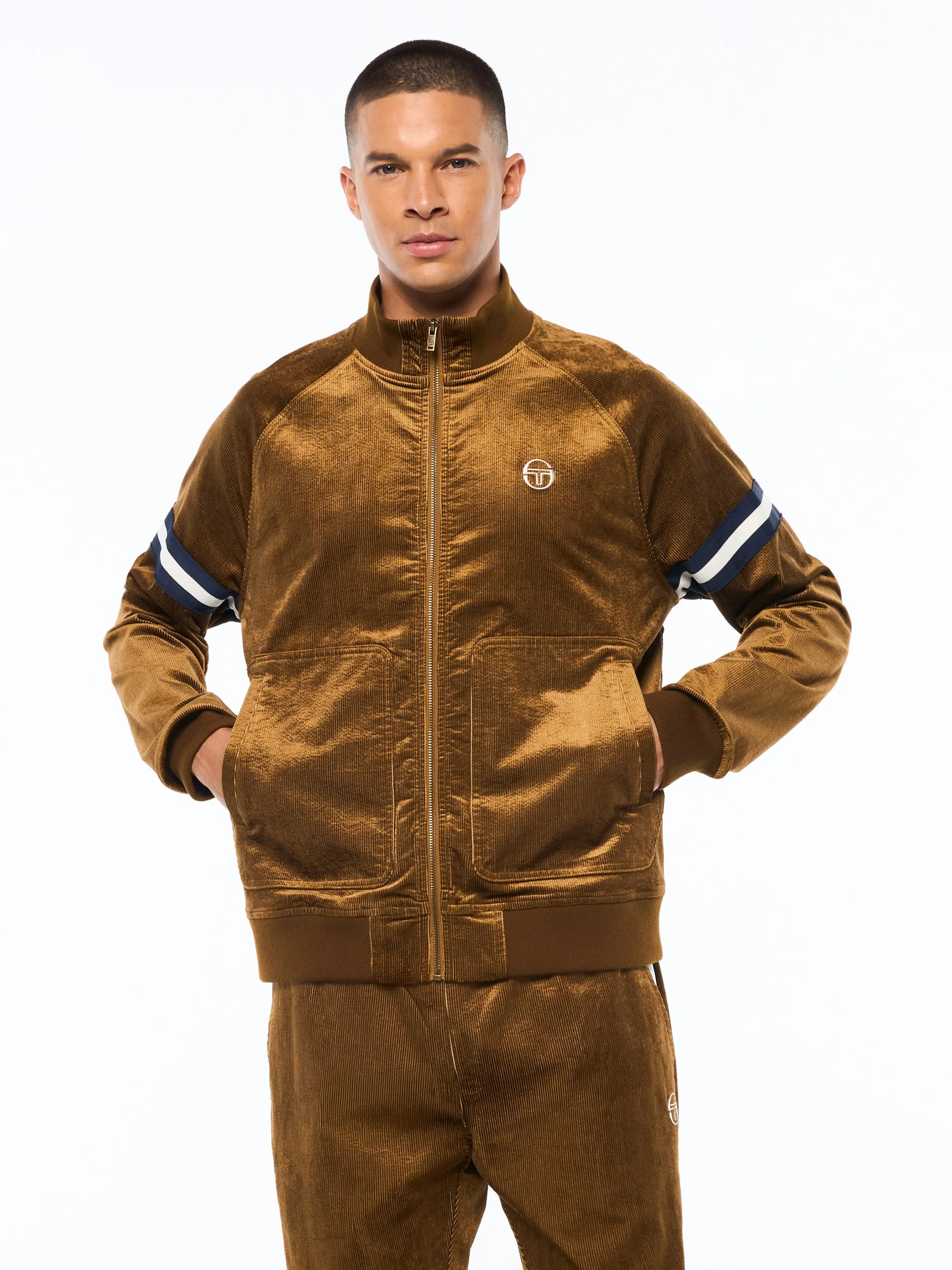 Cordurato Track Jacket- Bronze Brown sold by Sergio Tacchini product image thumbnail 2