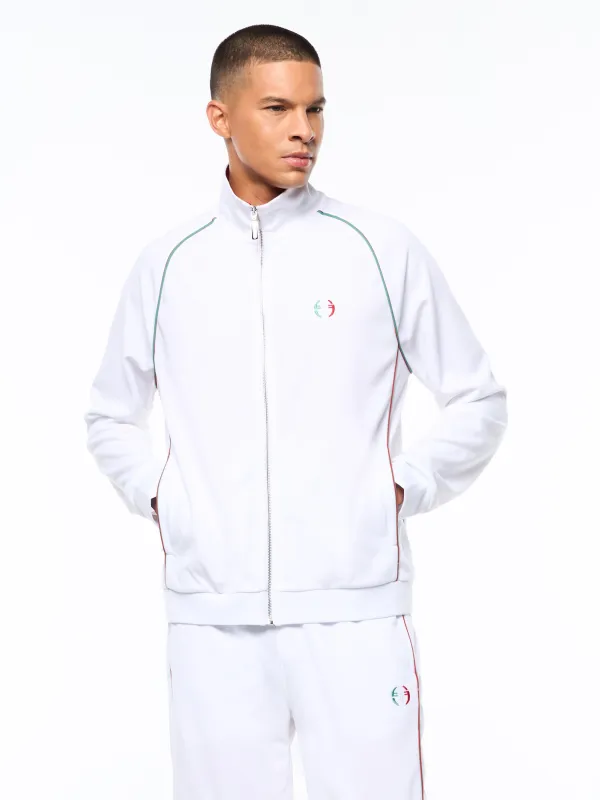 Eredita Track Jacket-Brilliant White sold by Sergio Tacchini