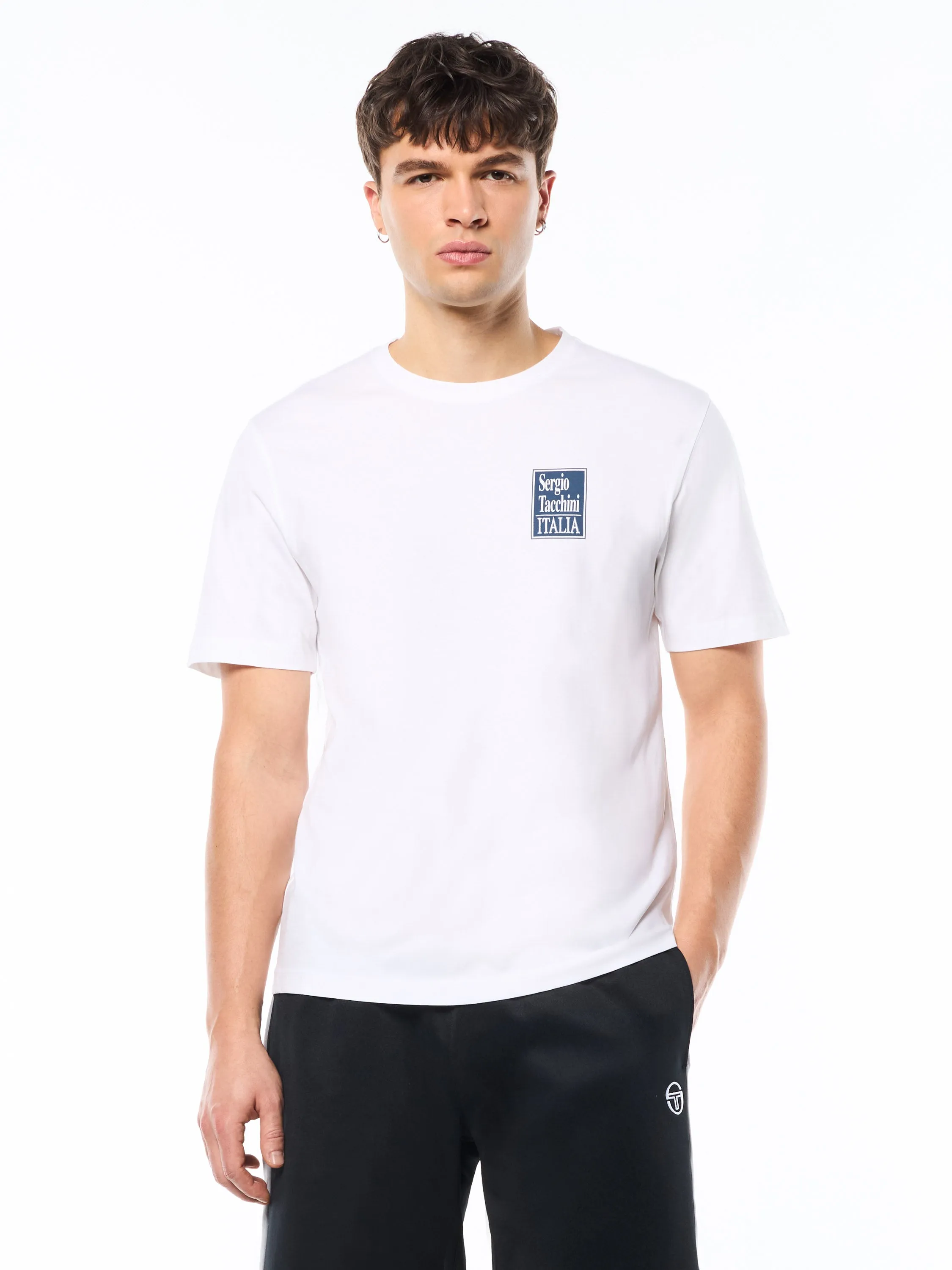 Italia T-Shirt-Brilliant White sold by Sergio Tacchini