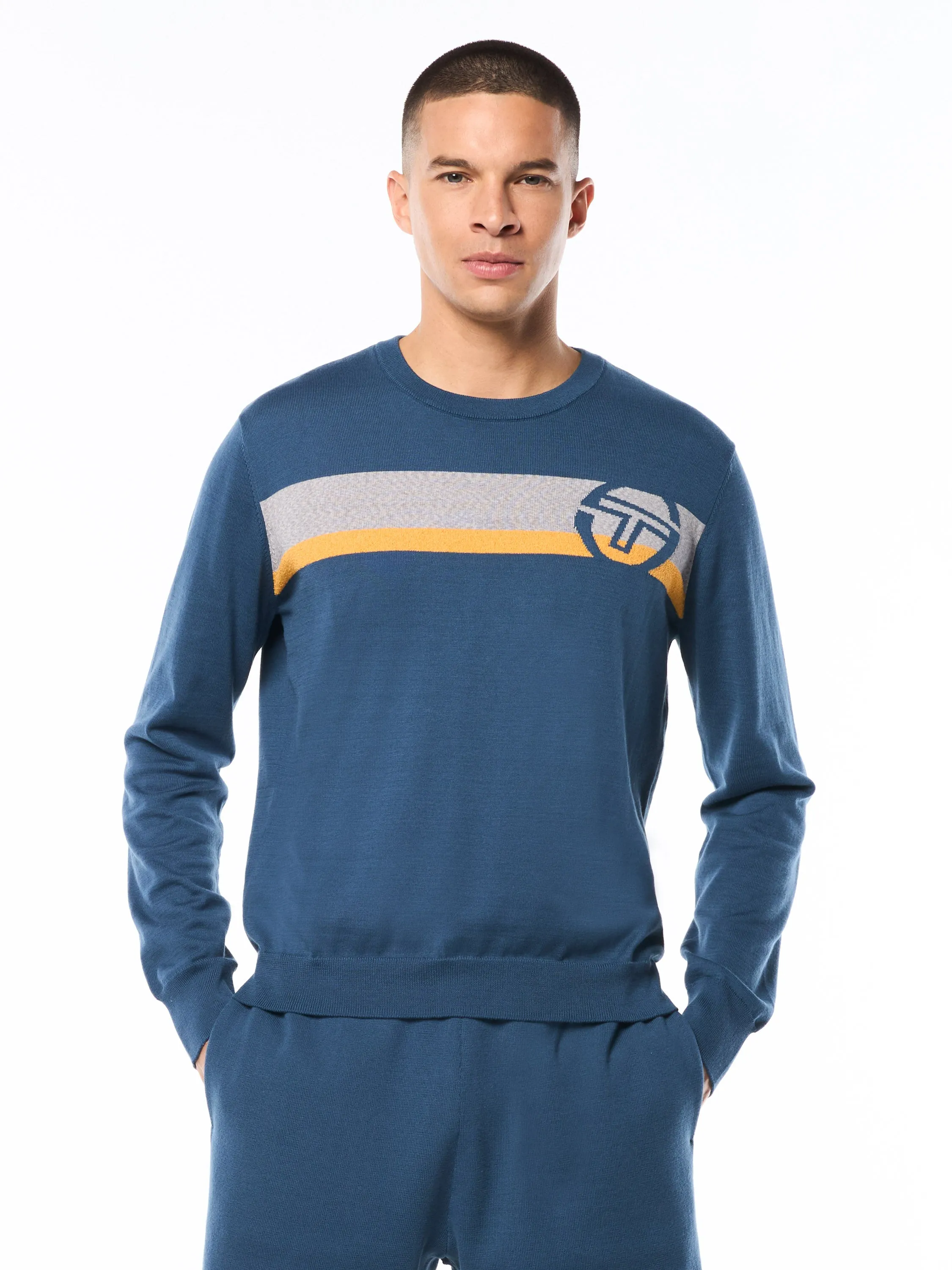 Fausto Crewneck Sweater-Key Largo sold by Sergio Tacchini