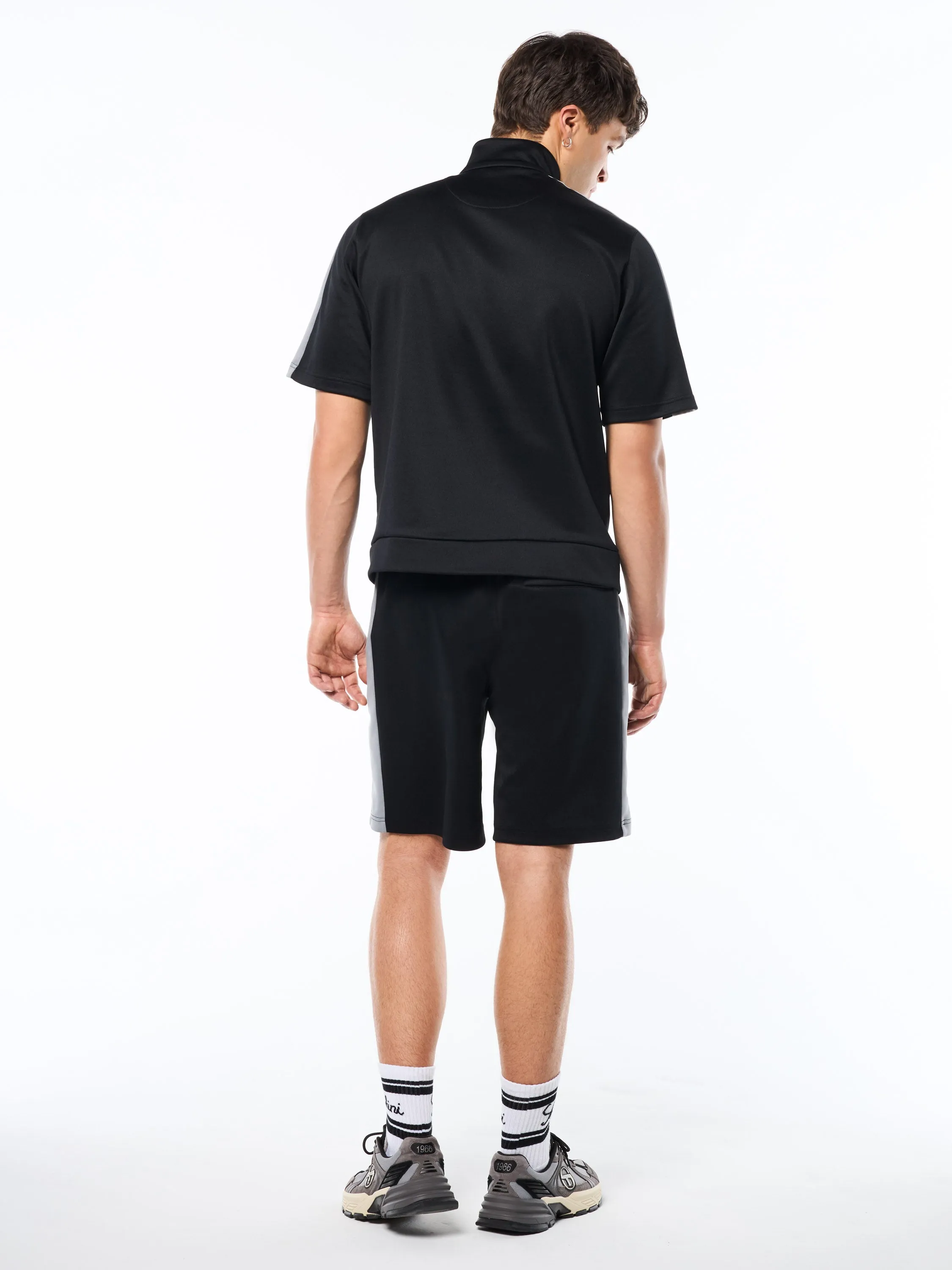 Viscotti Short Sleeve Track Jacket-Black Beauty sold by Sergio Tacchini product image thumbnail 5