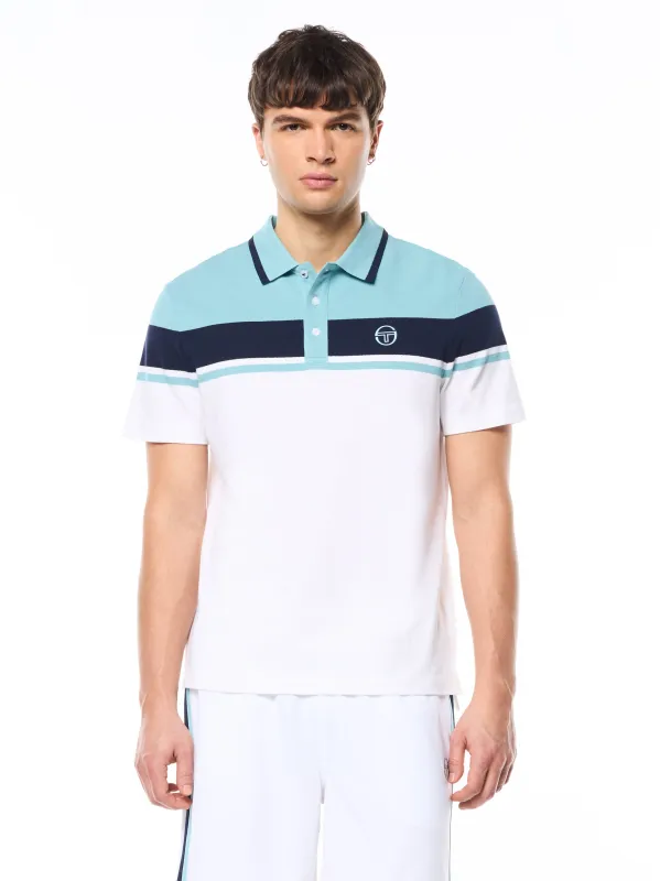 Damarindo Polo-Brilliant White made by Sergio Tacchini