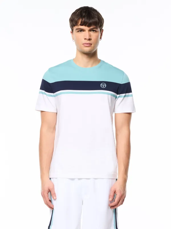Damarindo T-Shirt-Brilliant White made by Sergio Tacchini