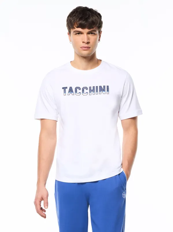 Strisce T-Shirt-Brilliant White made by Sergio Tacchini