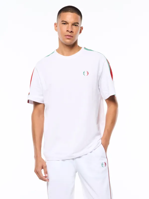 Eredita T-Shirt-Brilliant White made by Sergio Tacchini