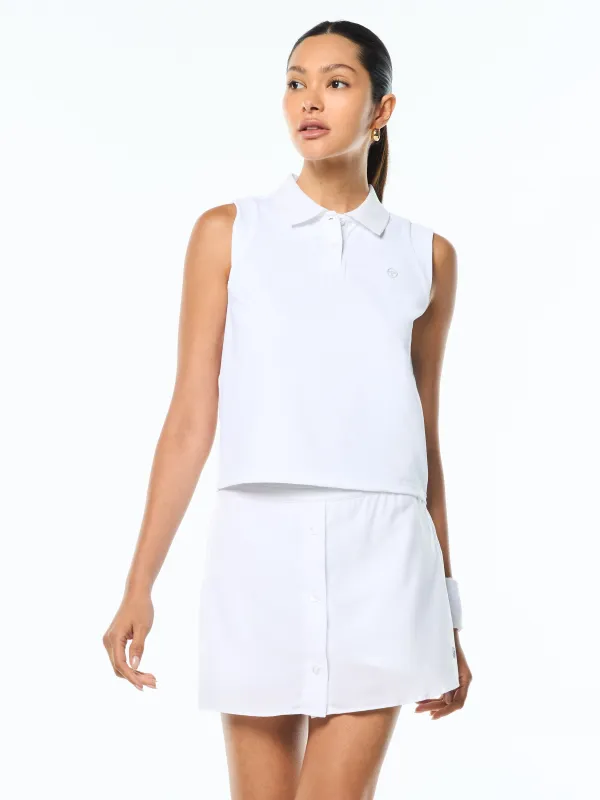 Nilda Polo-Brilliant White made by Sergio Tacchini