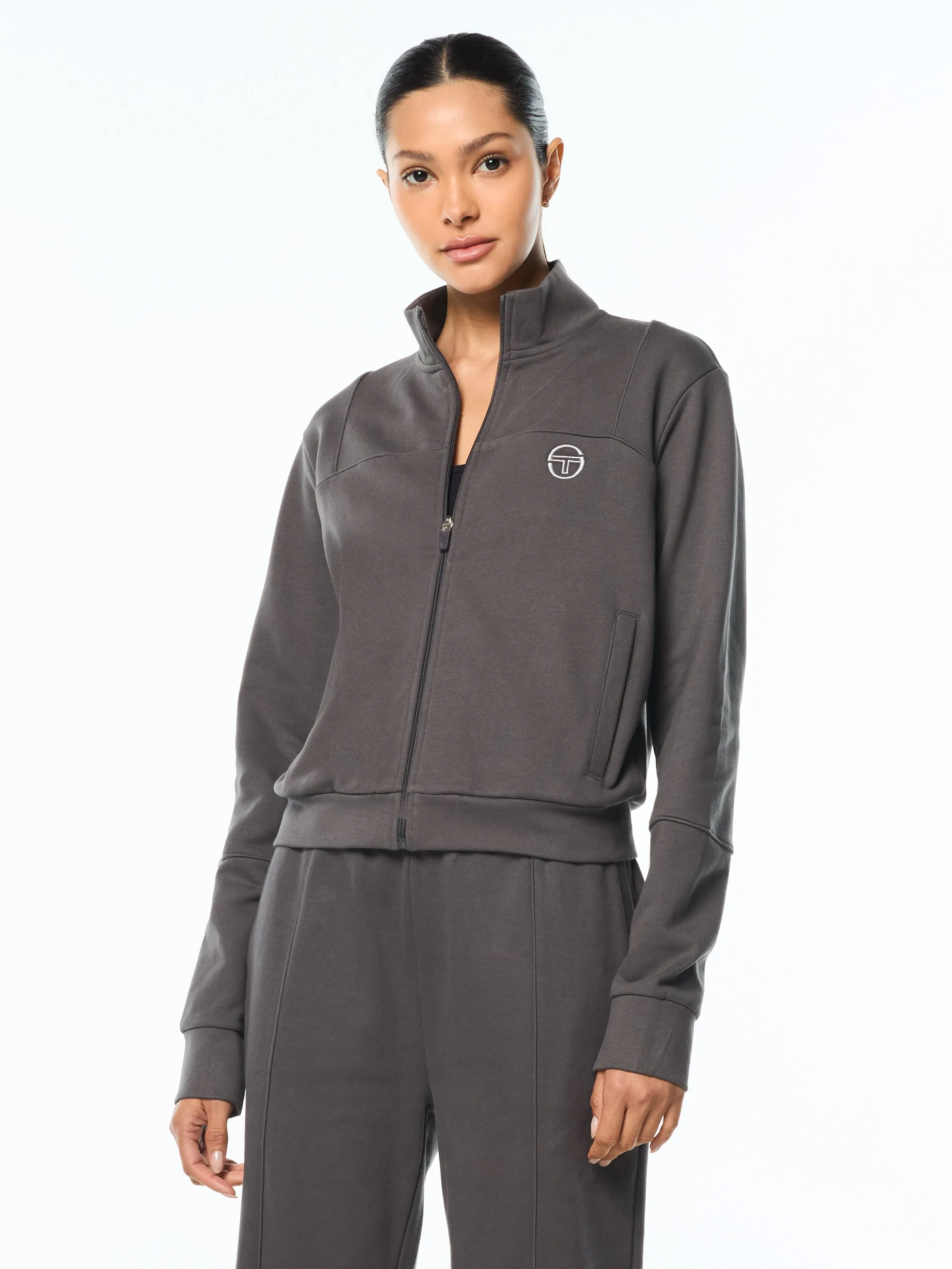 Women's Lineo Track Jacket-Asphalt sold by Sergio Tacchini