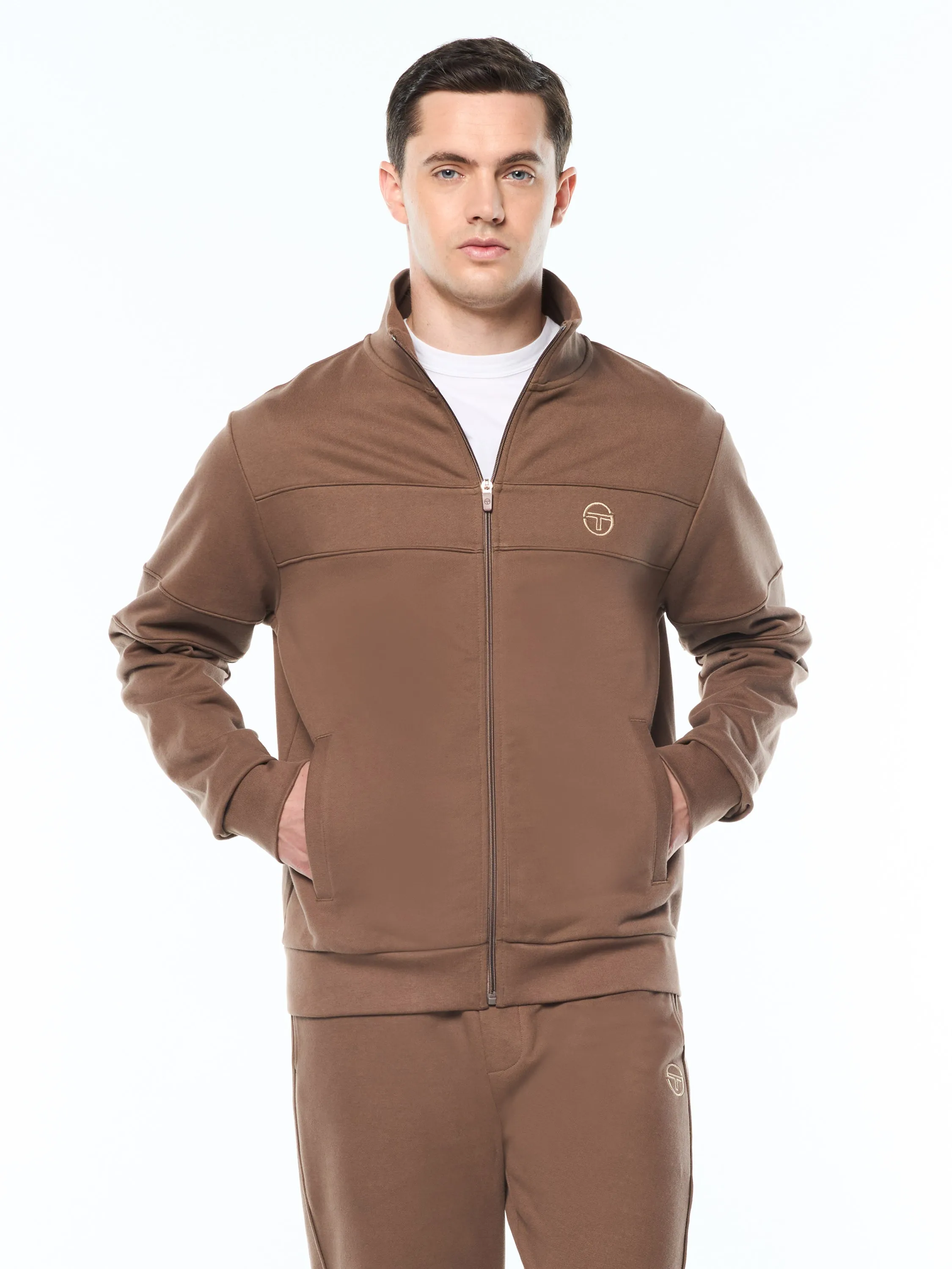 Lineo Track Jacket-Chocolate Chip sold by Sergio Tacchini
