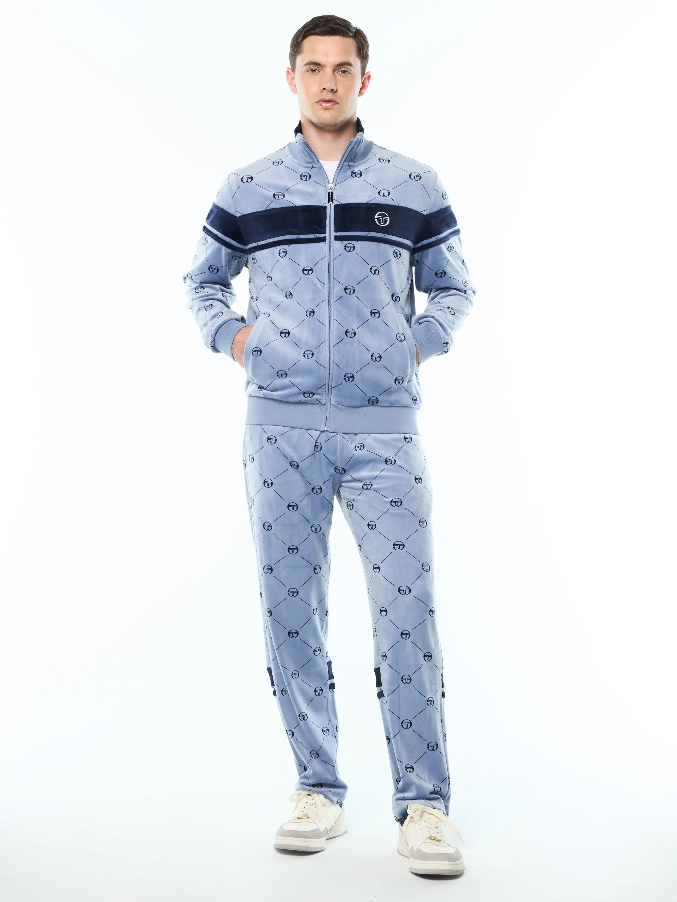 Damarindo Velour Track Jacket-Troposphere sold by Sergio Tacchini product image thumbnail 3