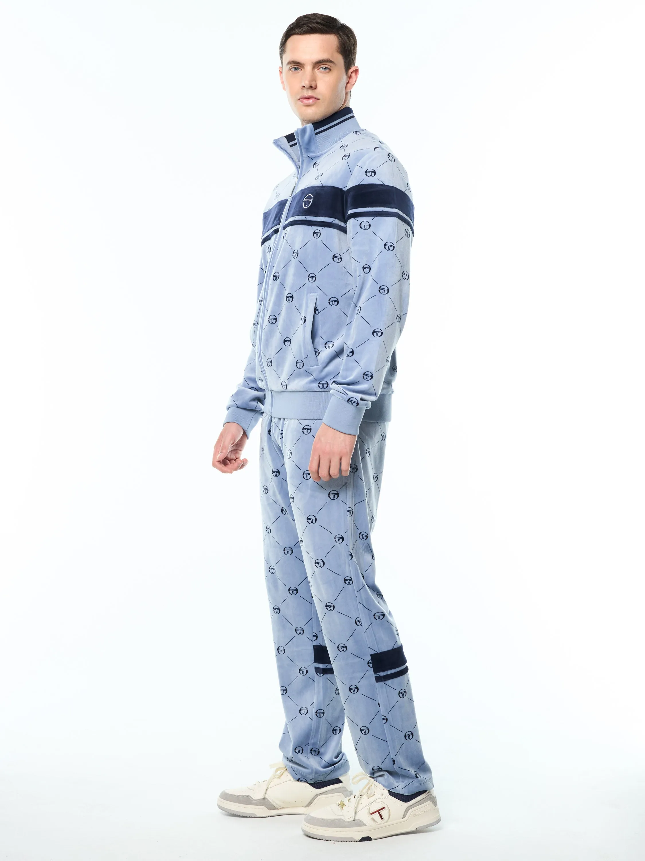 Damarindo Velour Track Jacket-Troposphere sold by Sergio Tacchini product image thumbnail 4