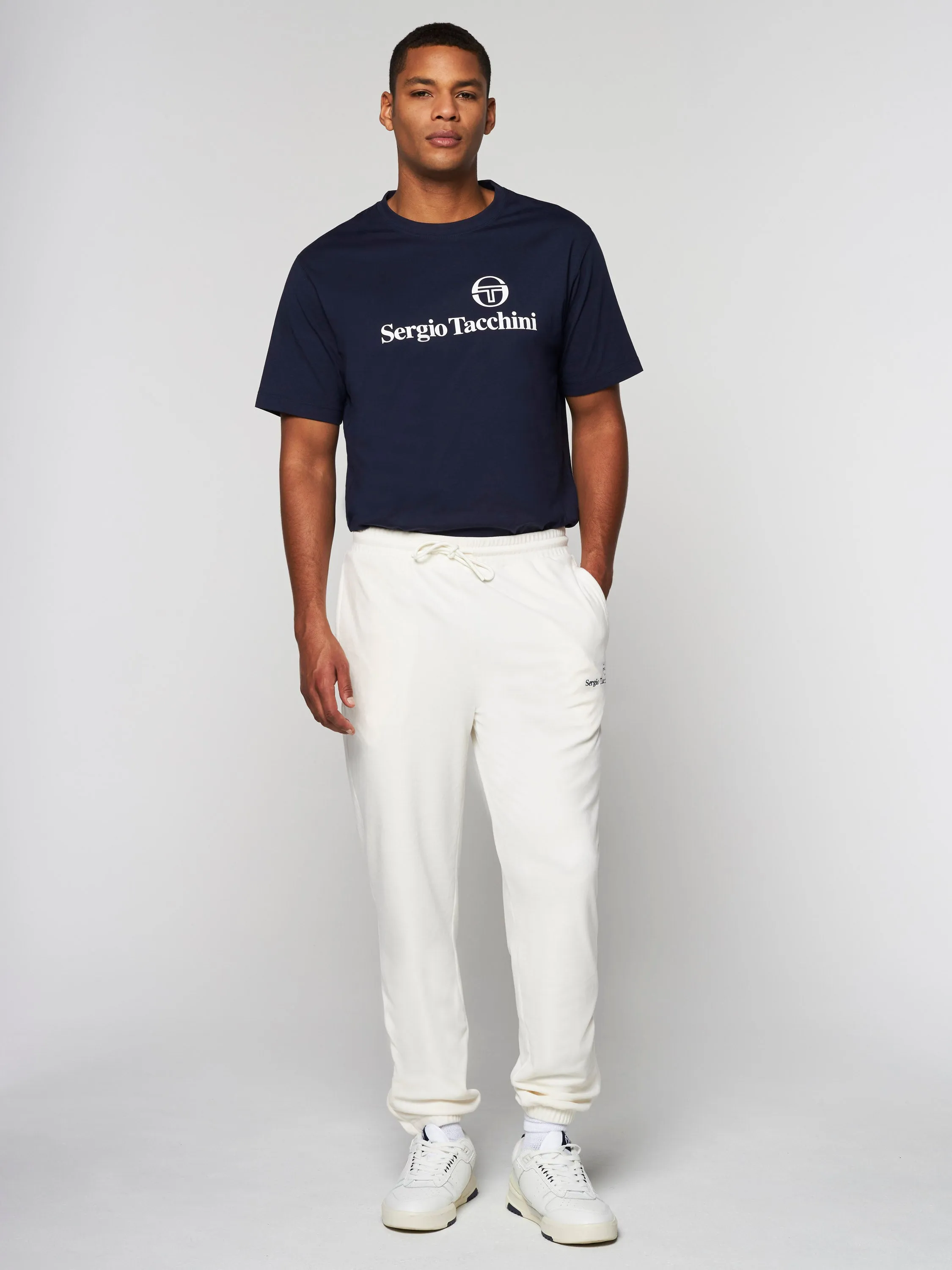 Scopeto Velour Pant- Poinciana/ Gardenia sold by Sergio Tacchini product image thumbnail 3