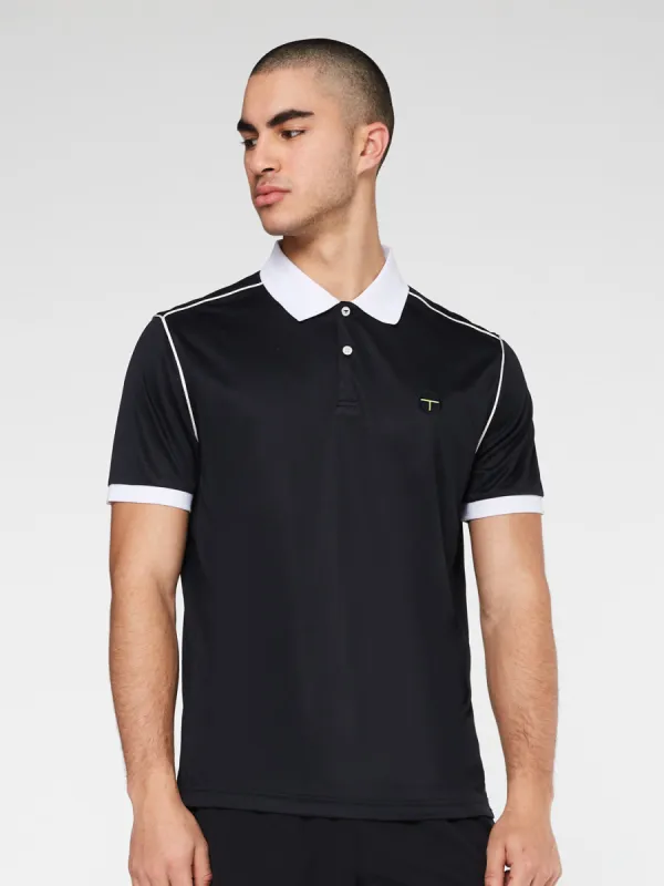 TCP Polo-Black sold by Sergio Tacchini