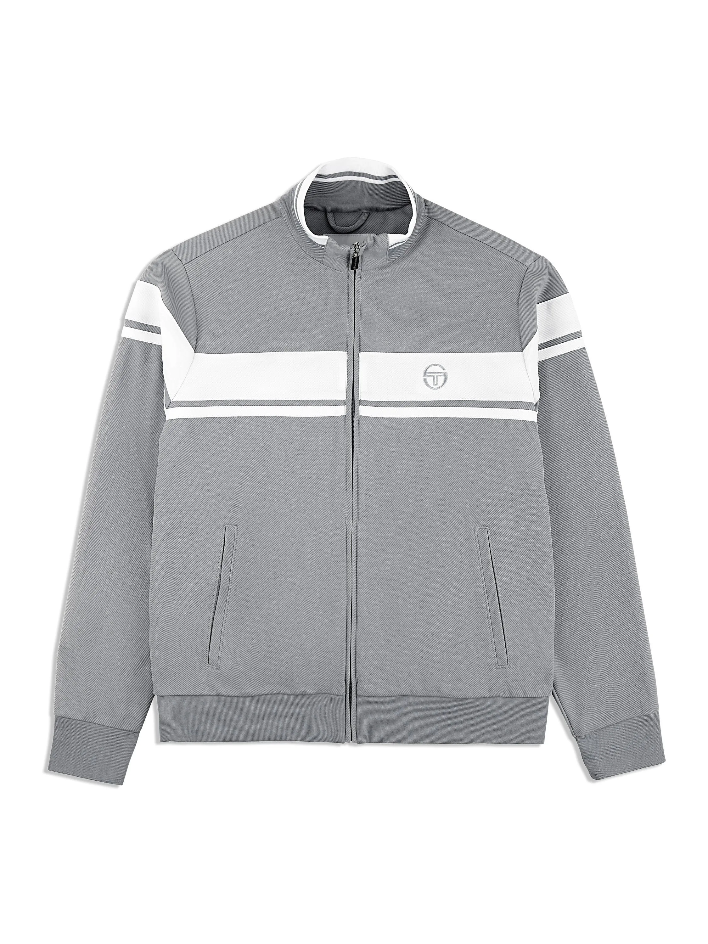 Damarindo Track Jacket Archivio- Sleet/ White sold by Sergio Tacchini