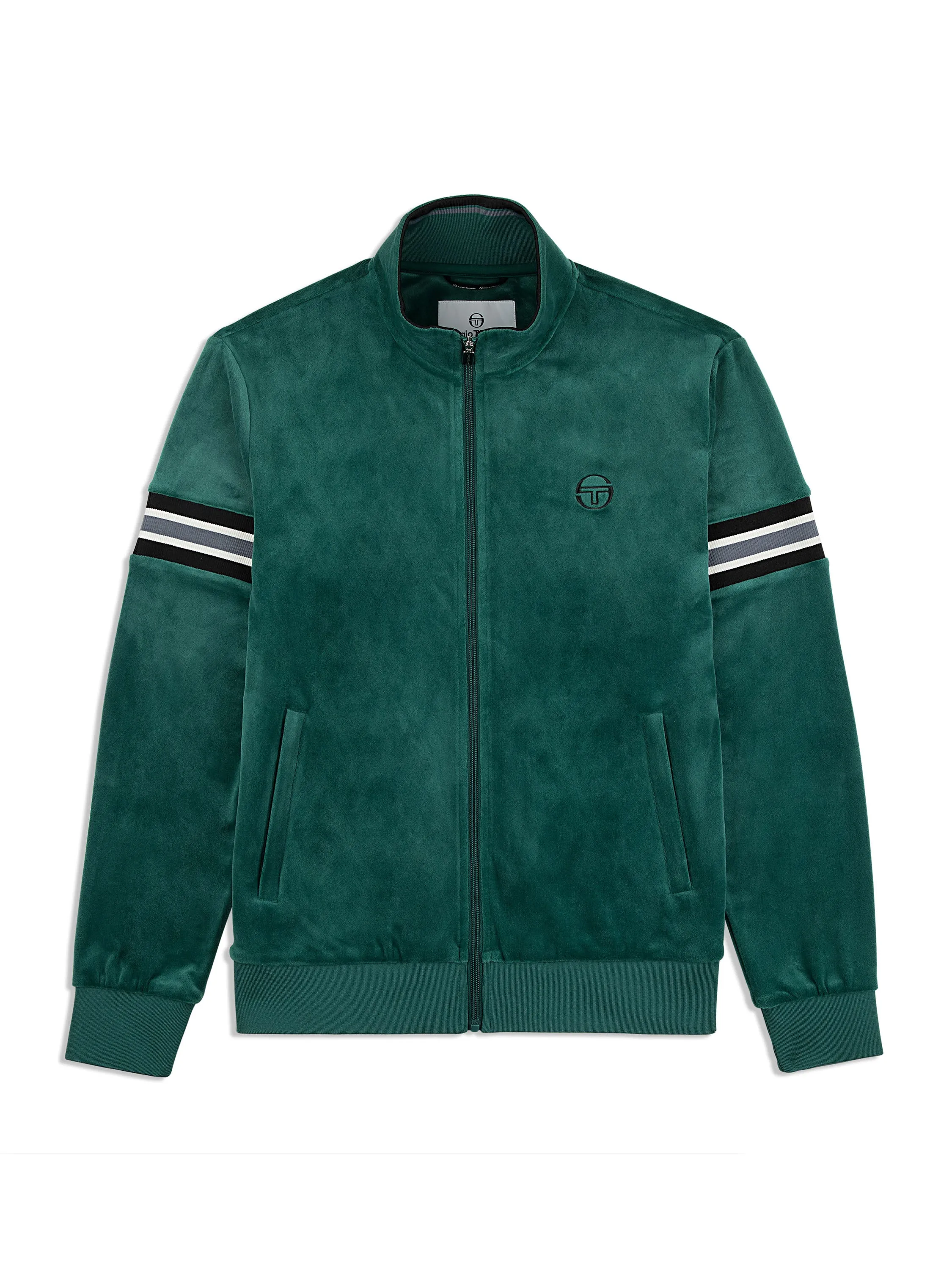 Ostuni Velour Track Jacket- Rainforest sold by Sergio Tacchini