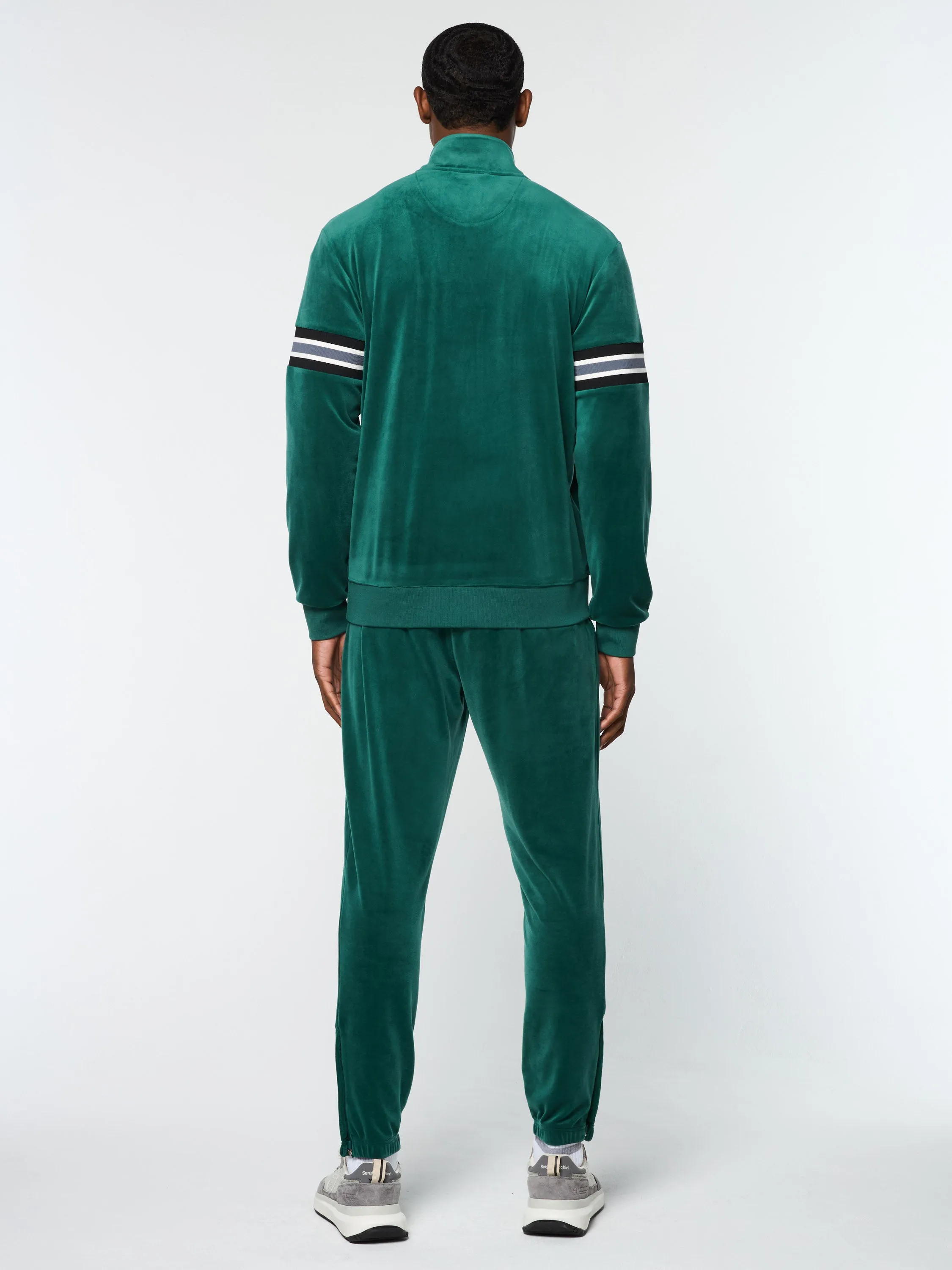Ostuni Velour Track Jacket- Rainforest sold by Sergio Tacchini product image thumbnail 5