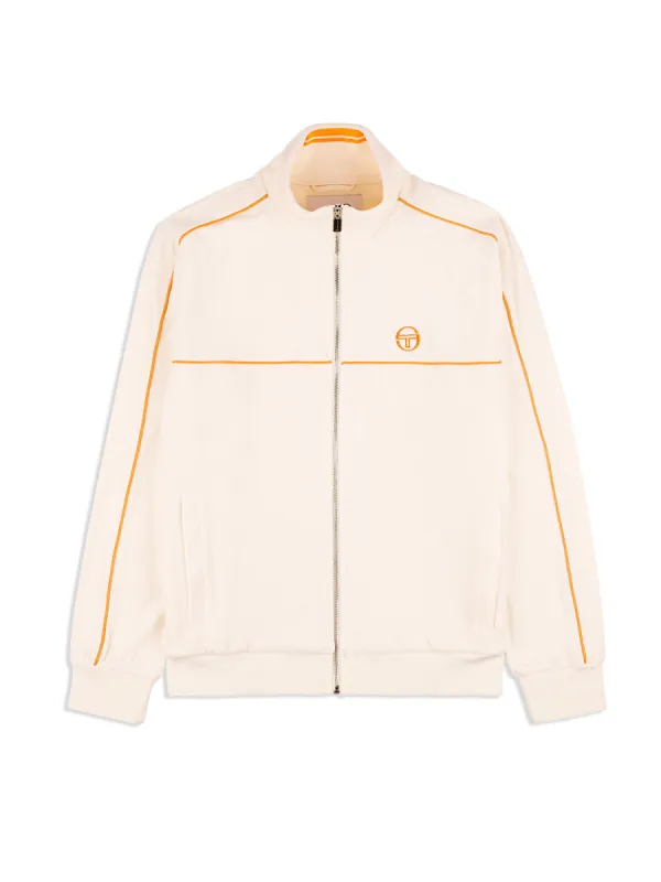 Lioni Velour Track Jacket Archivio- Gardenia sold by Sergio Tacchini