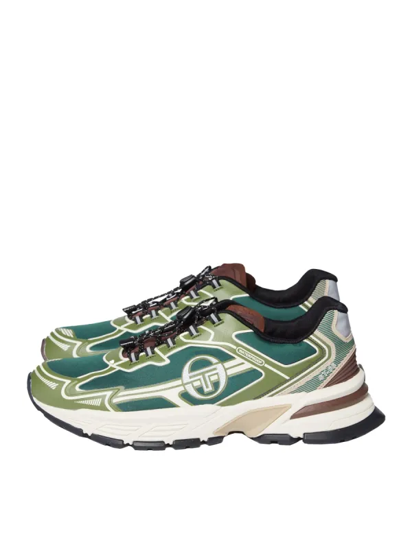 Y2K Trail Runner (Water-Resistant)- Botanical Garden/ Tofu/ Loden Green sold by Sergio Tacchini