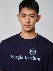 Heritage Logo T-Shirt- Maritime Blue sold by Sergio Tacchini