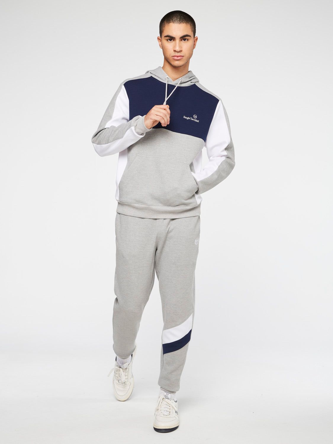 Mosaic Hoodie-Heather Grey sold by Sergio Tacchini product image thumbnail 3