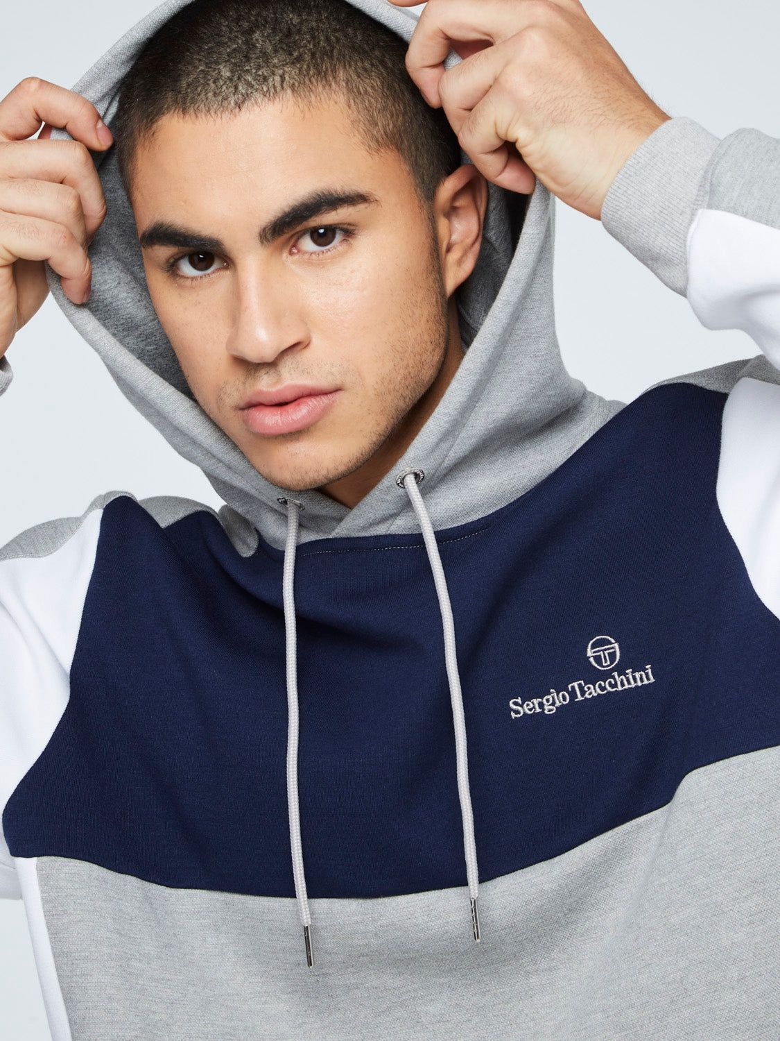 Mosaic Hoodie-Heather Grey sold by Sergio Tacchini product image thumbnail 6