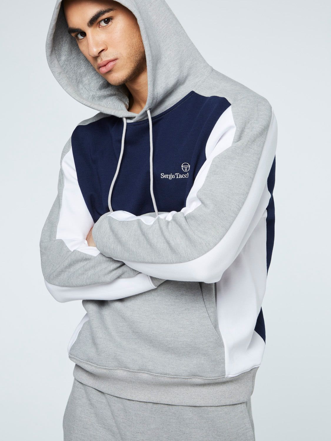 Mosaic Hoodie-Heather Grey sold by Sergio Tacchini product image thumbnail 2