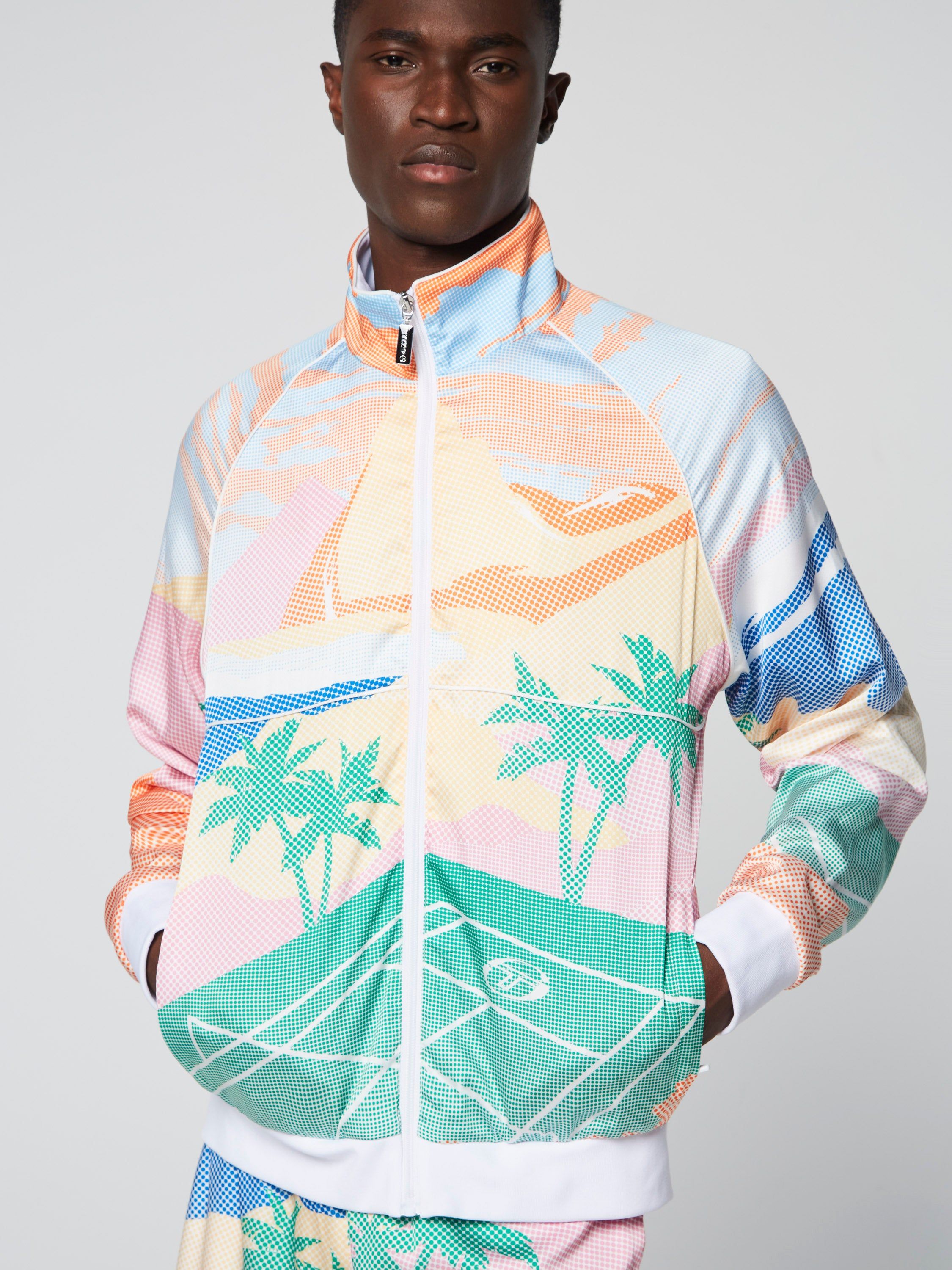 Riviera Track Jacket- Deep Mint/ Multi sold by Sergio Tacchini product image thumbnail 5