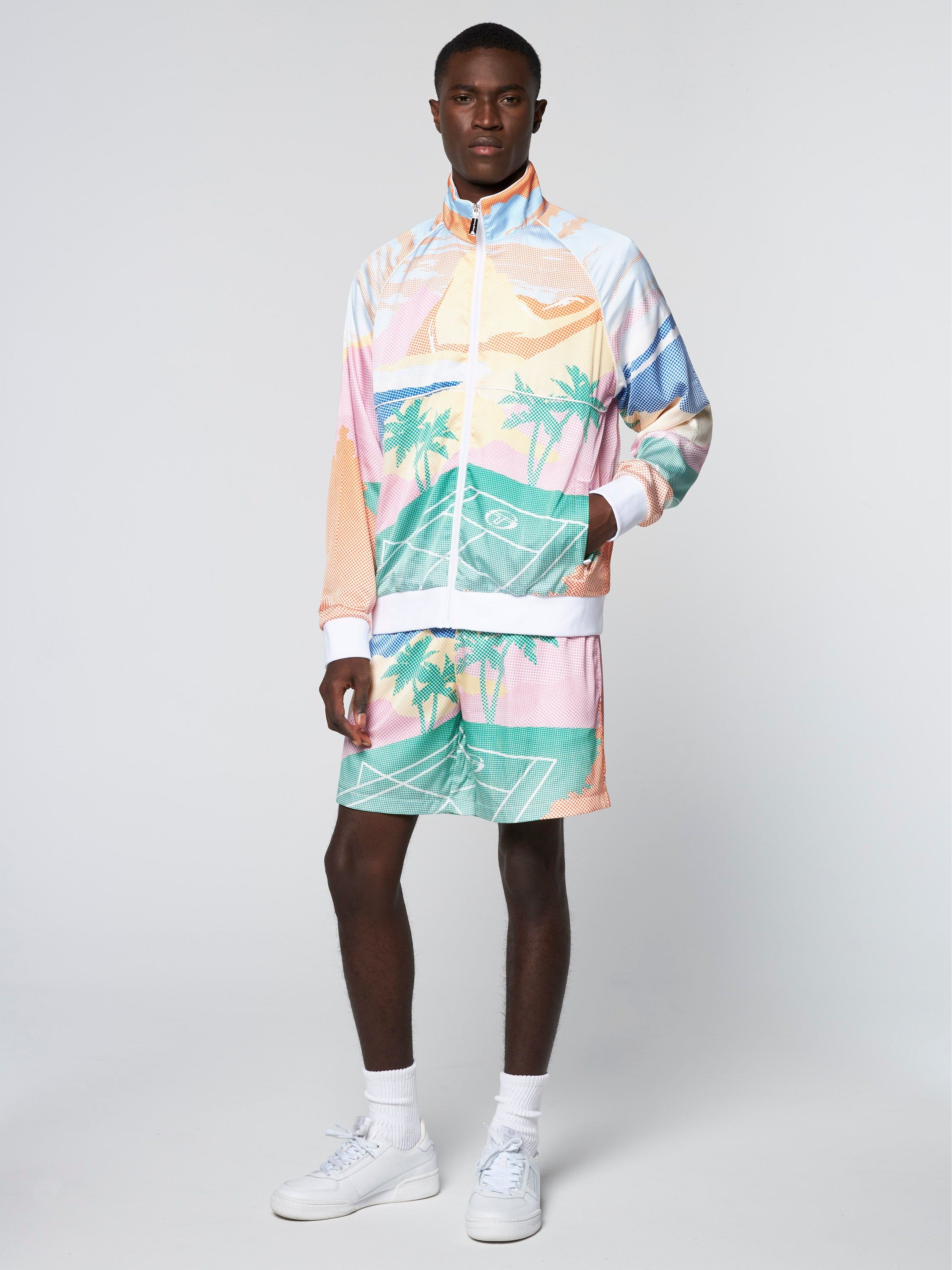 Riviera Track Jacket- Deep Mint/ Multi sold by Sergio Tacchini product image thumbnail 2