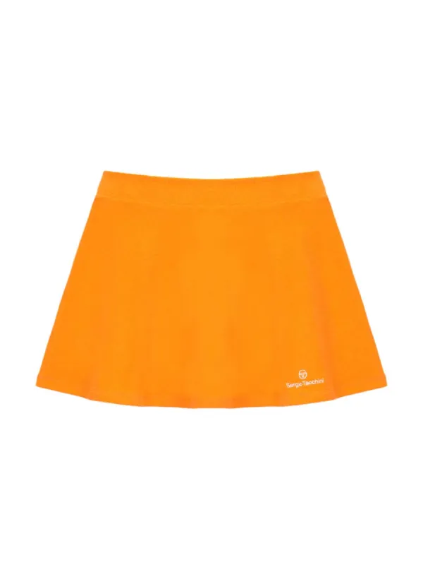 Terry Flare Skirt- Orange made by Sergio Tacchini