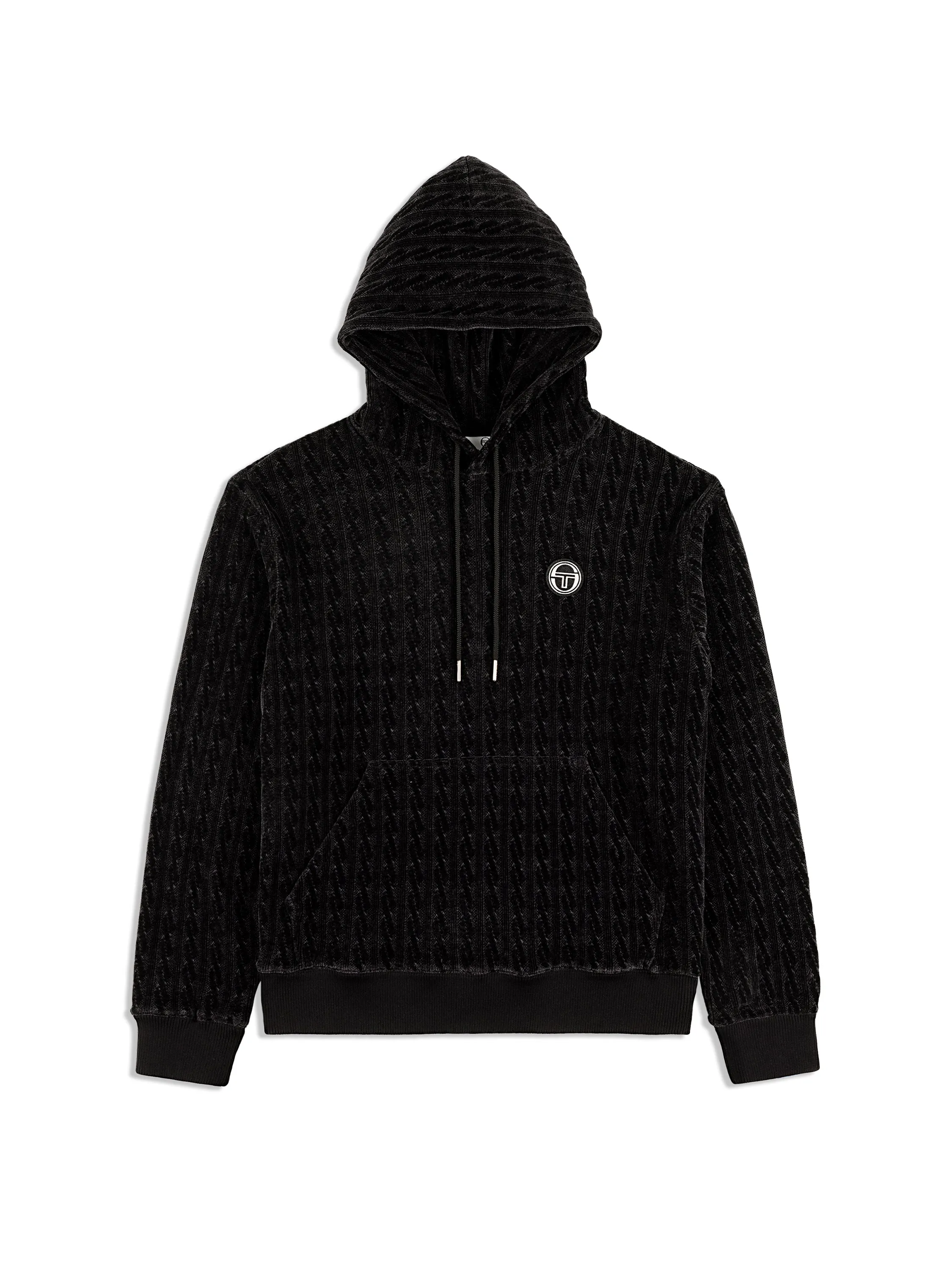 Trento Hoodie- Black Beauty sold by Sergio Tacchini