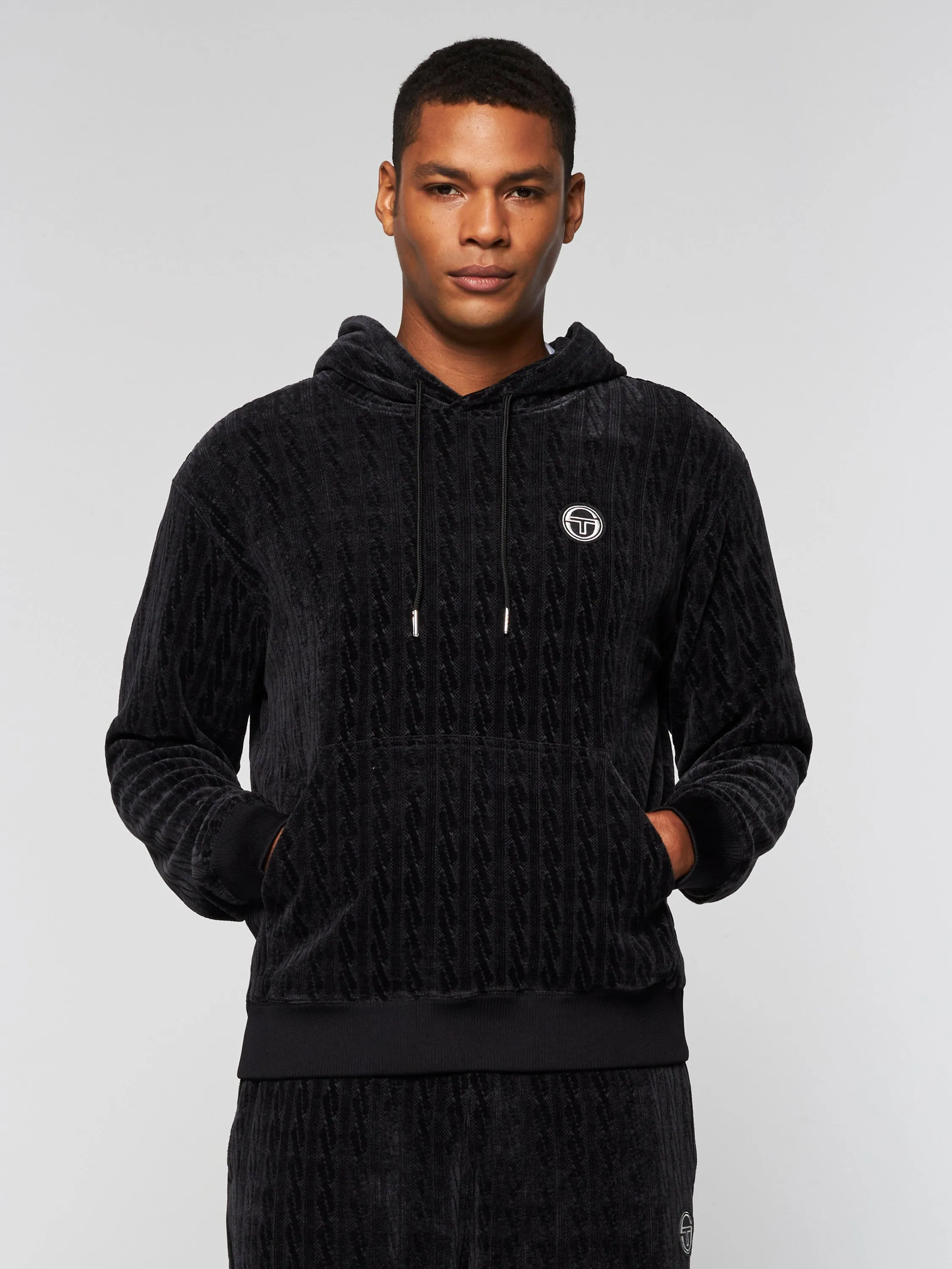 Trento Hoodie- Black Beauty sold by Sergio Tacchini product image thumbnail 2