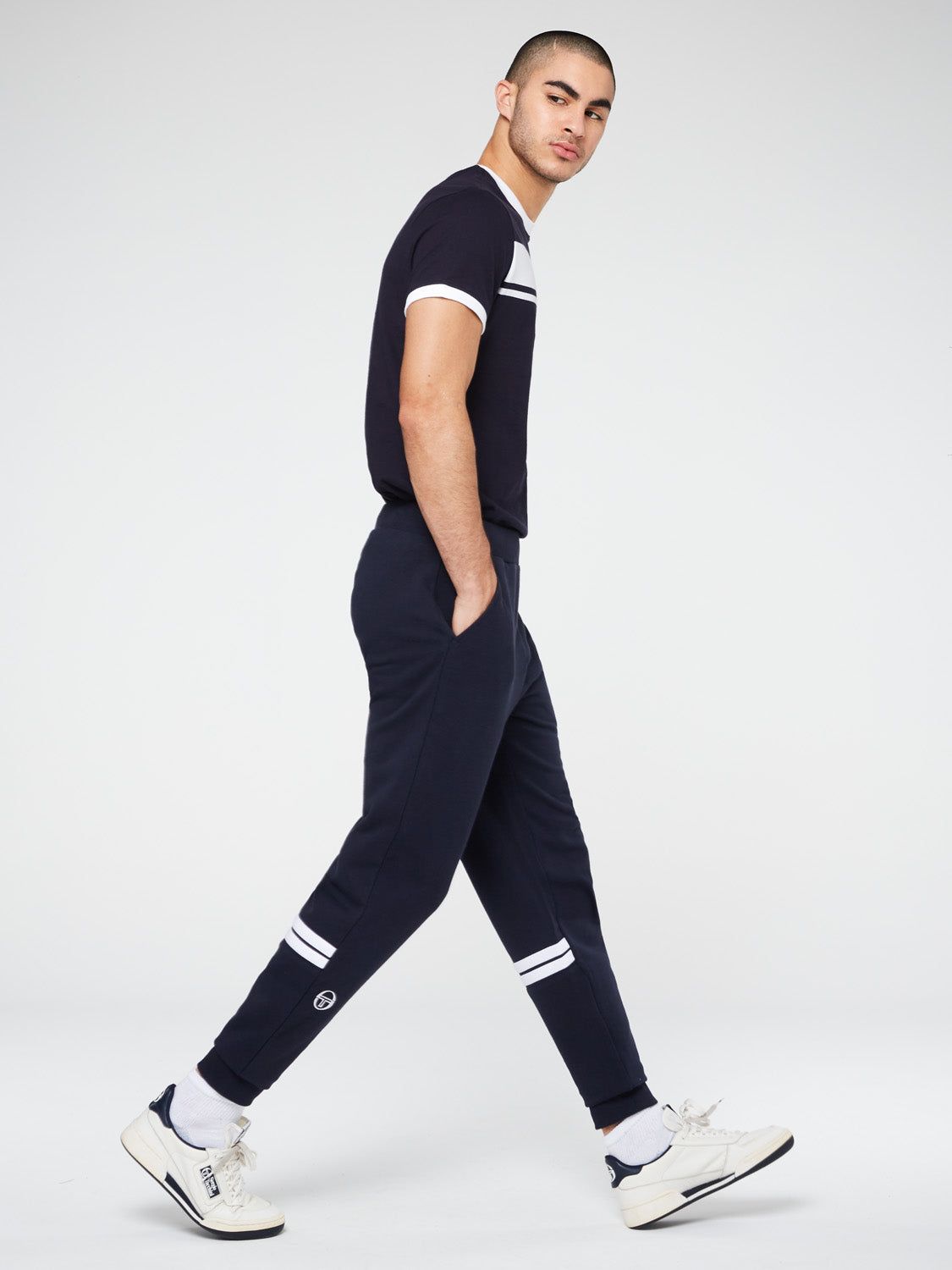 Orion Sweatpant Archivio-Night Sky/White sold by Sergio Tacchini product image thumbnail 4