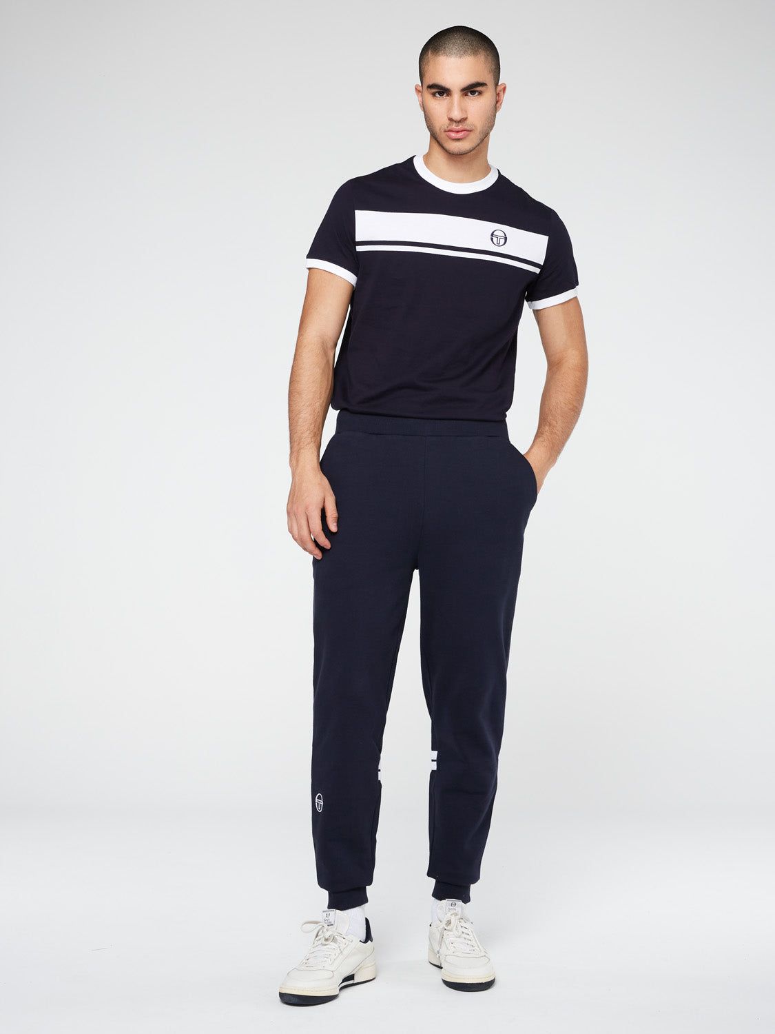 Orion Sweatpant Archivio-Night Sky/White sold by Sergio Tacchini product image thumbnail 2