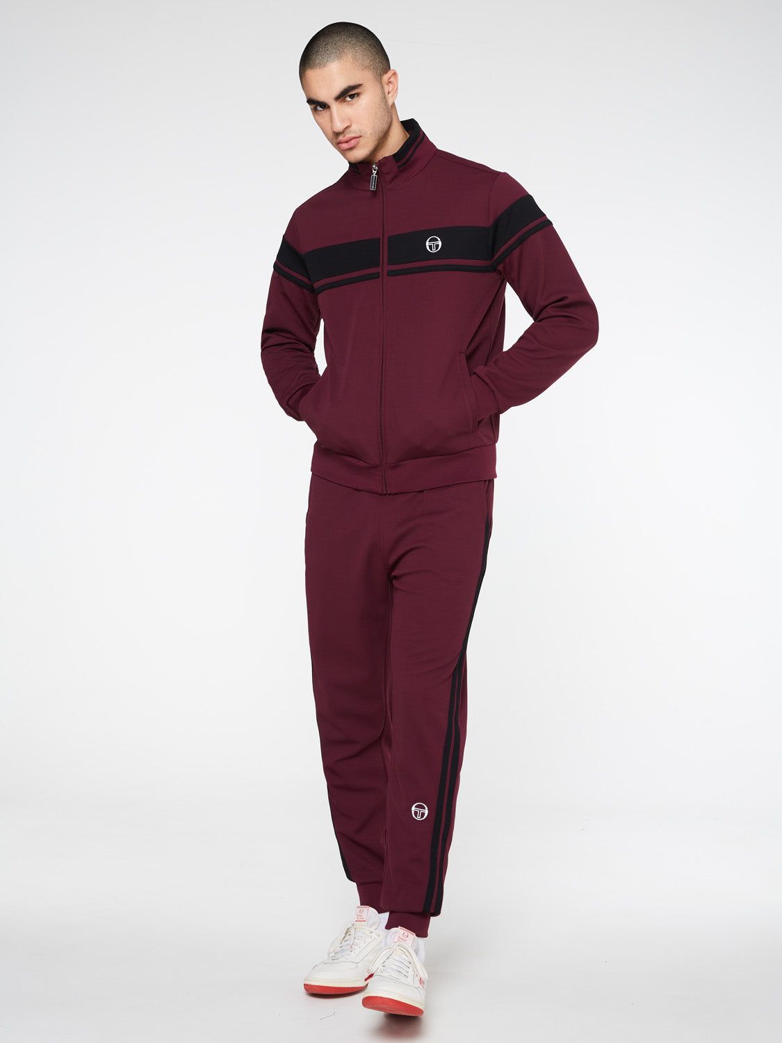 Damarindo Track Jacket Archivio-Grape Wine sold by Sergio Tacchini product image thumbnail 2