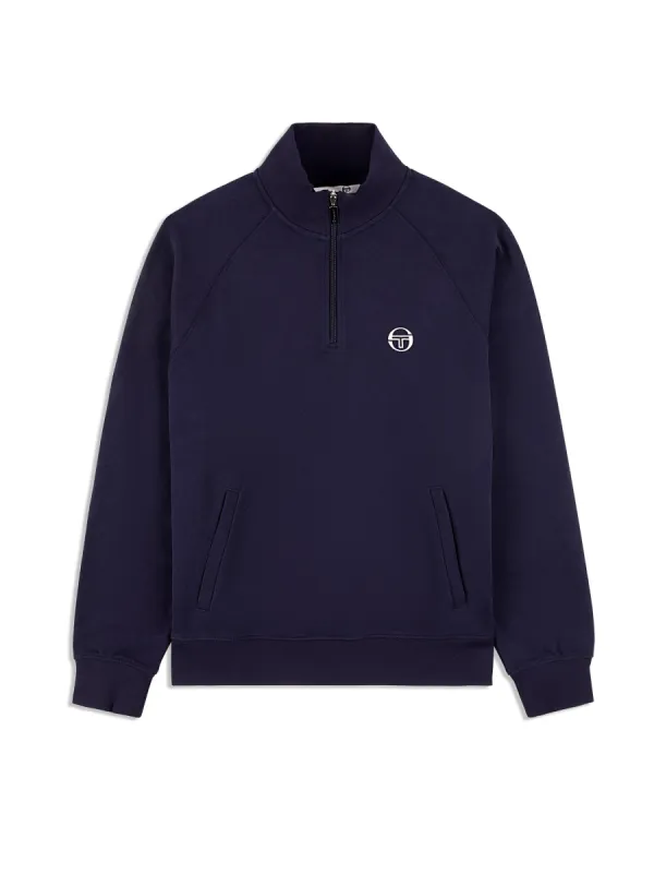 Mezza Half Zip- Maritime Blue sold by Sergio Tacchini