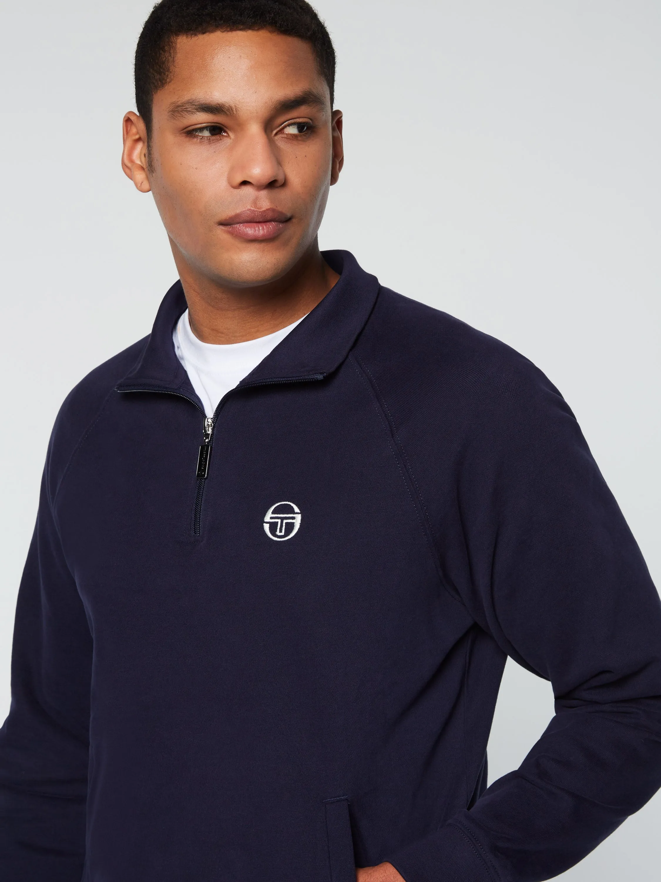 Mezza Half Zip- Maritime Blue sold by Sergio Tacchini product image thumbnail 5